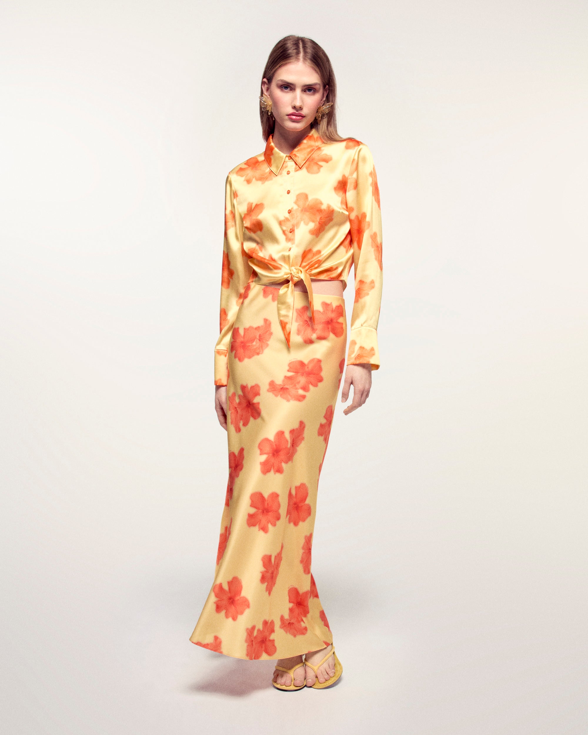 Long Sleeve Shirt (S26 / FEMME / Sunny Hibiscus)