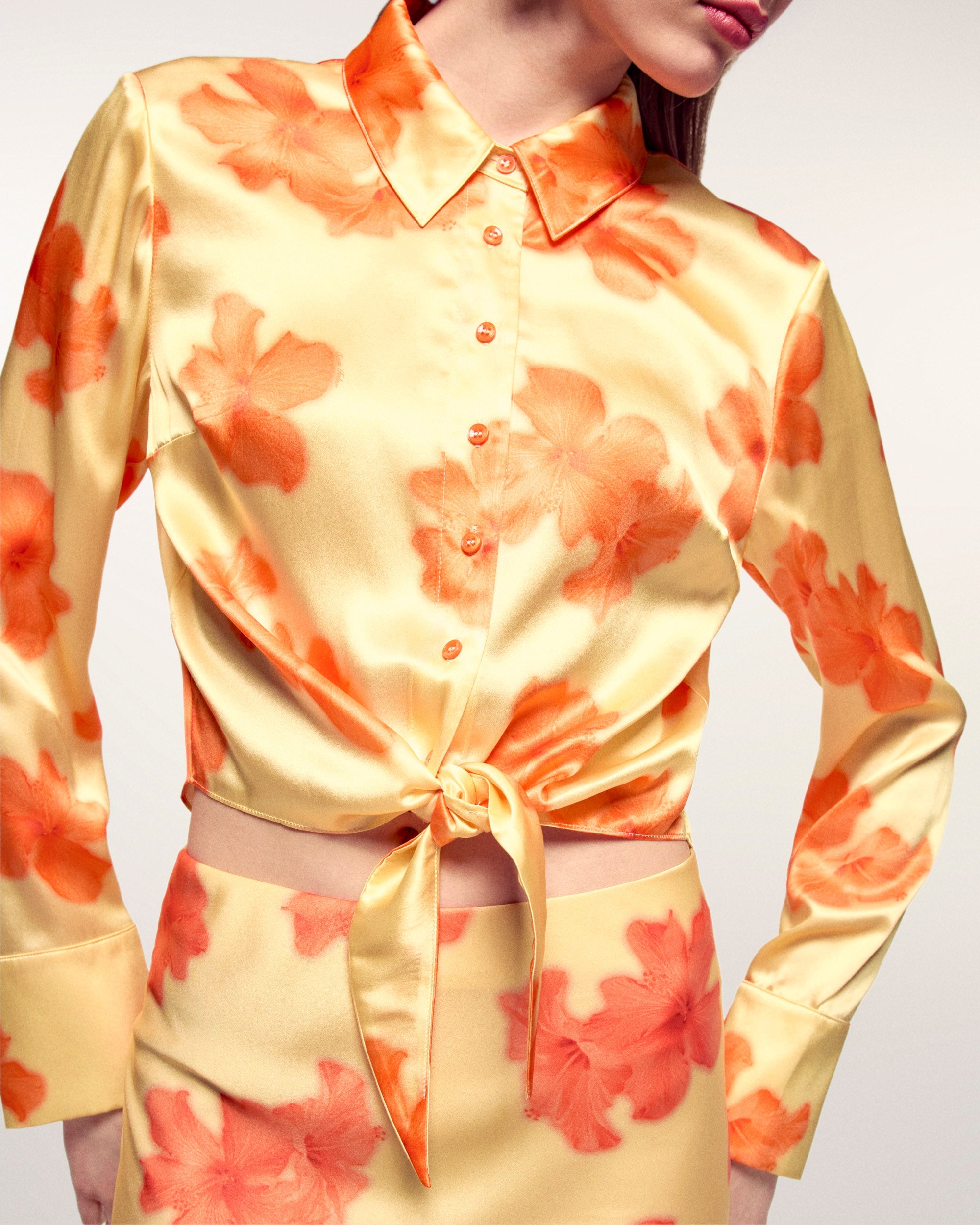 Long Sleeve Shirt (S26 / FEMME / Sunny Hibiscus)