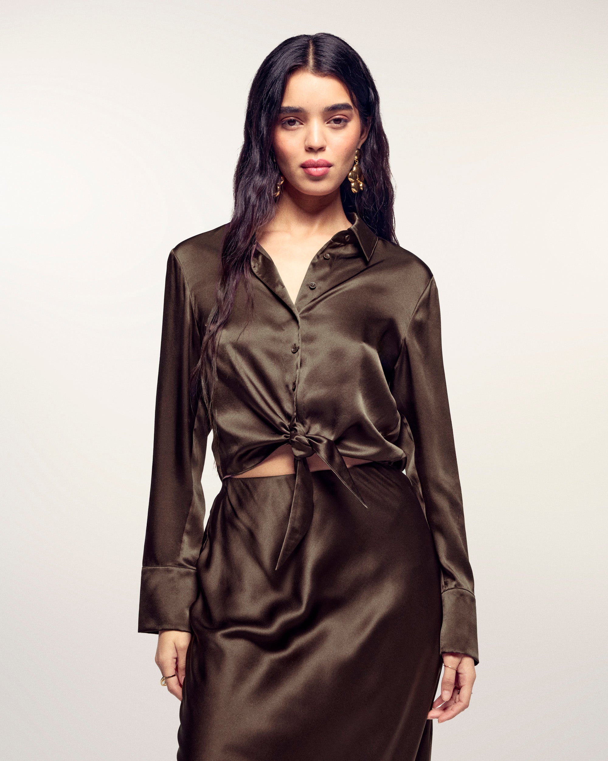 Long Sleeve Shirt (S26/ FEMME/ Chocolat)