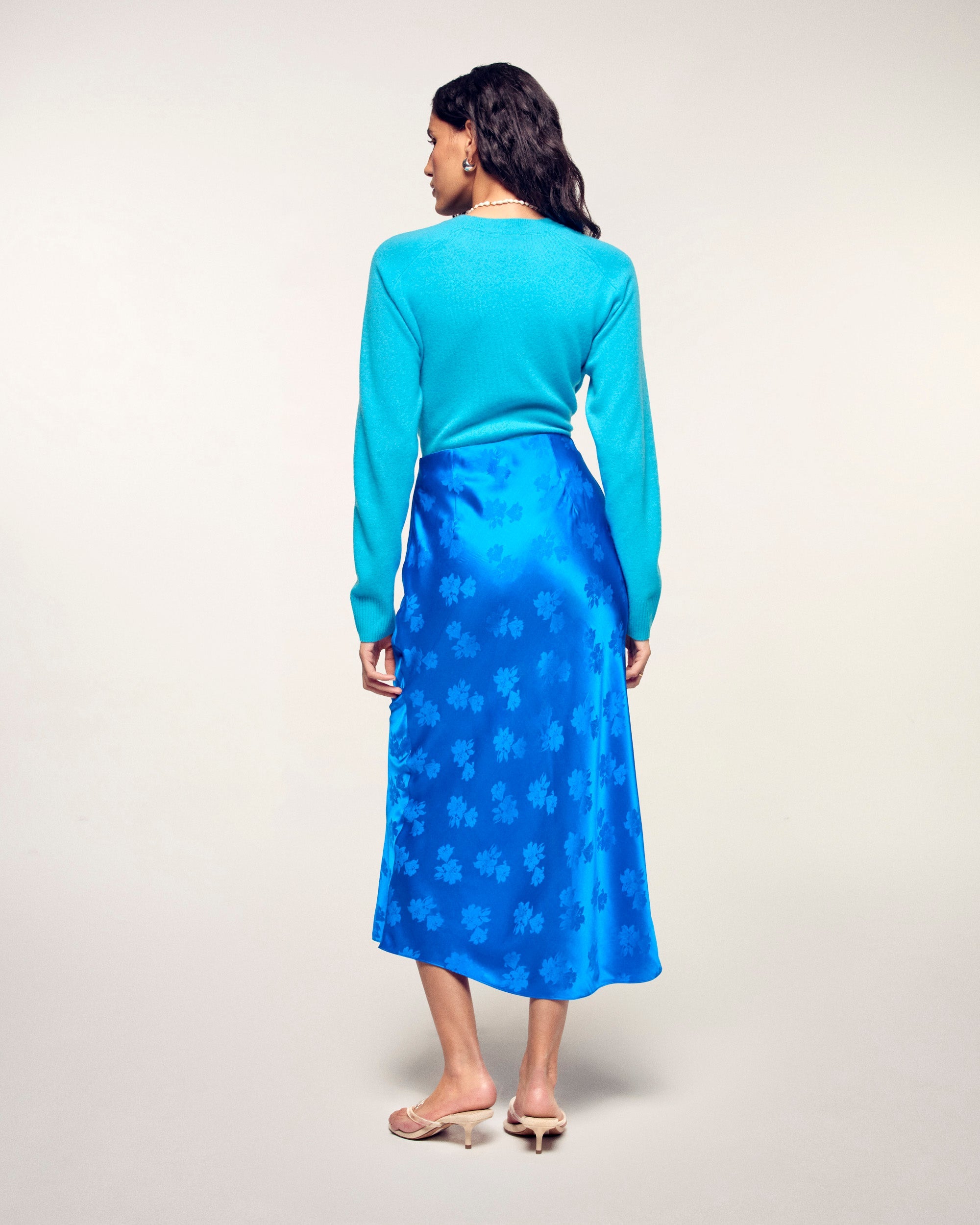 Midi Skirt (S26 / FEMME / Ocean Jacquard)