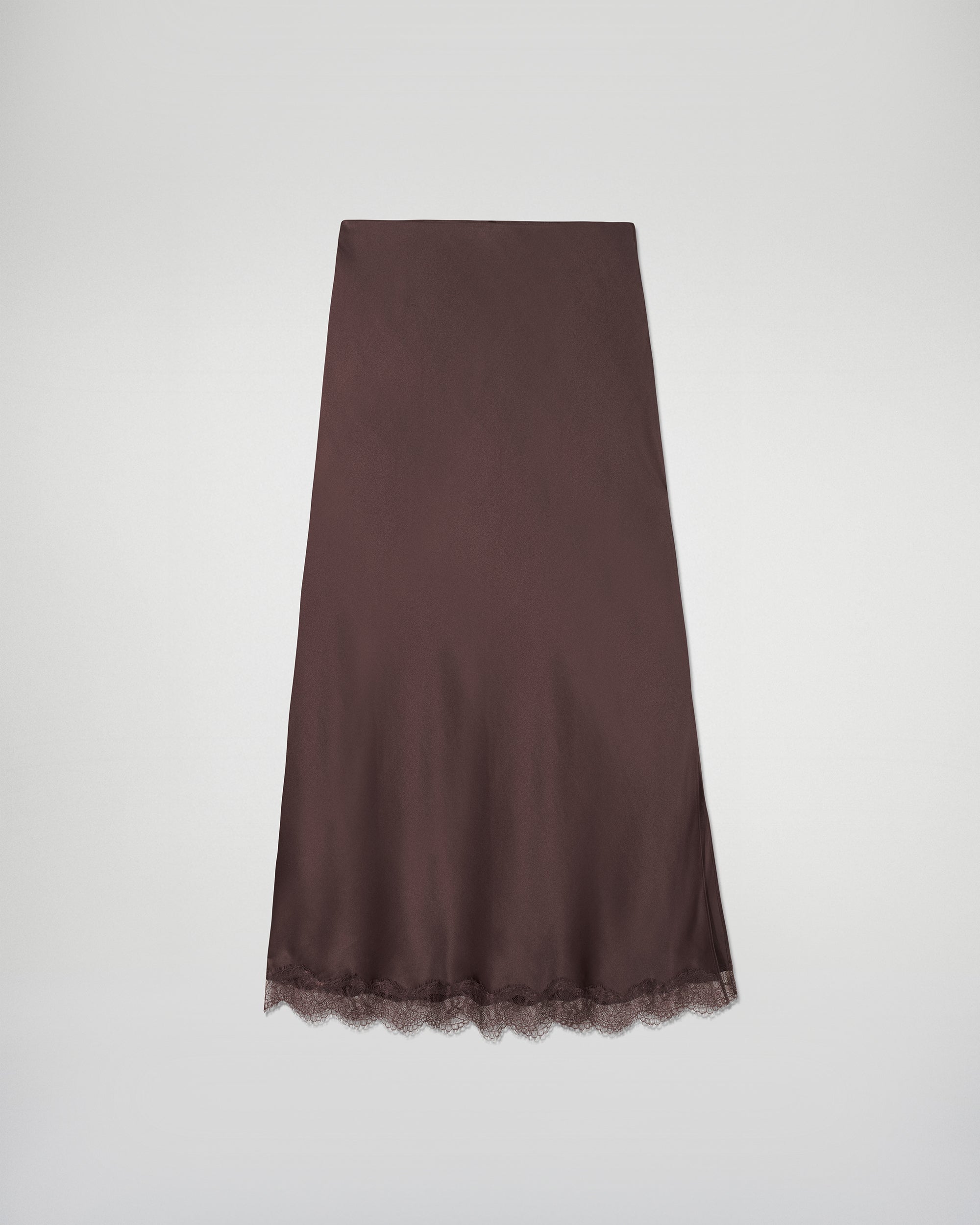 Mid-Length Skirt (H25 / FEMME / Chocolate)