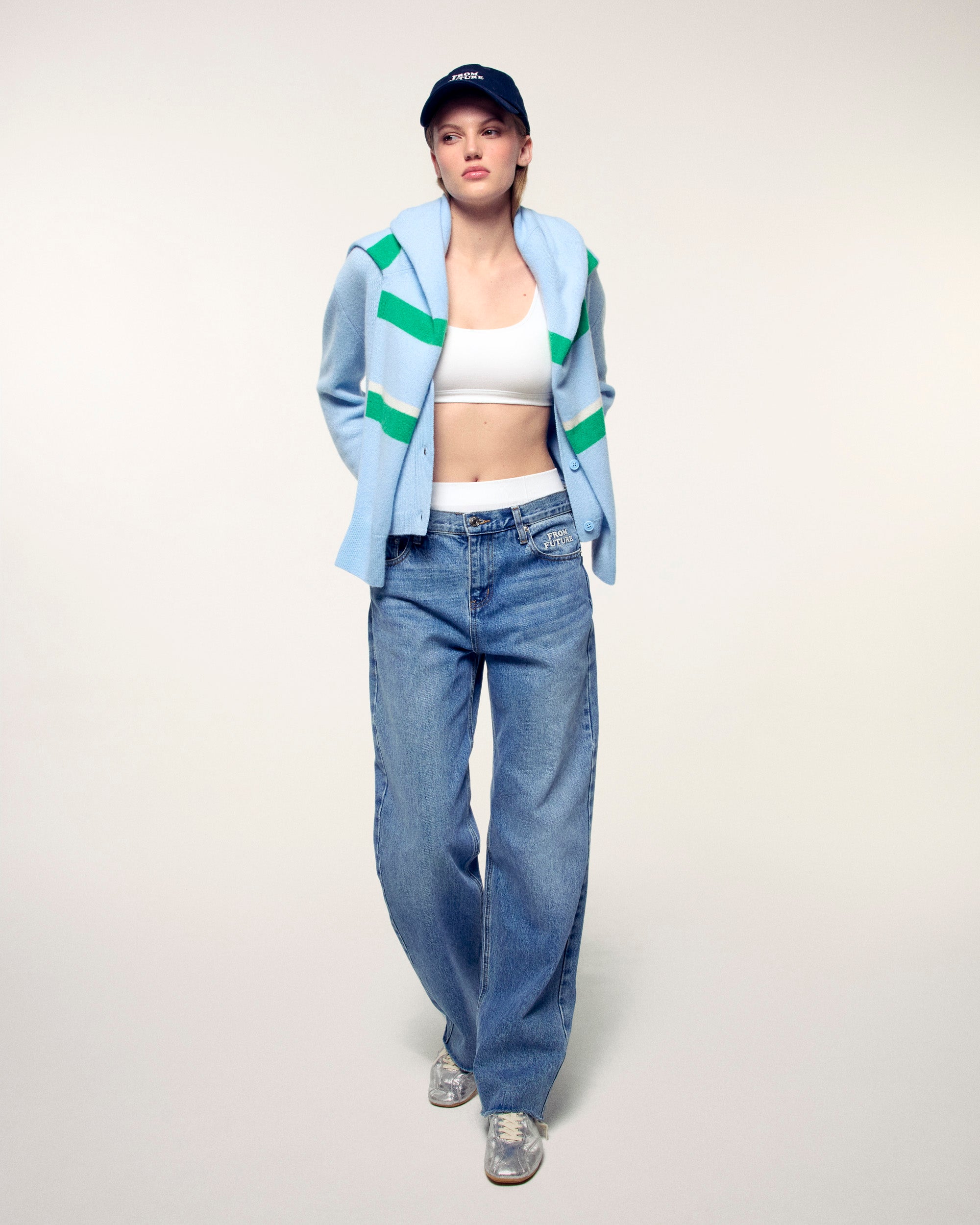 Cardigan Sweater (S26 / FEMME / Baby Blue)