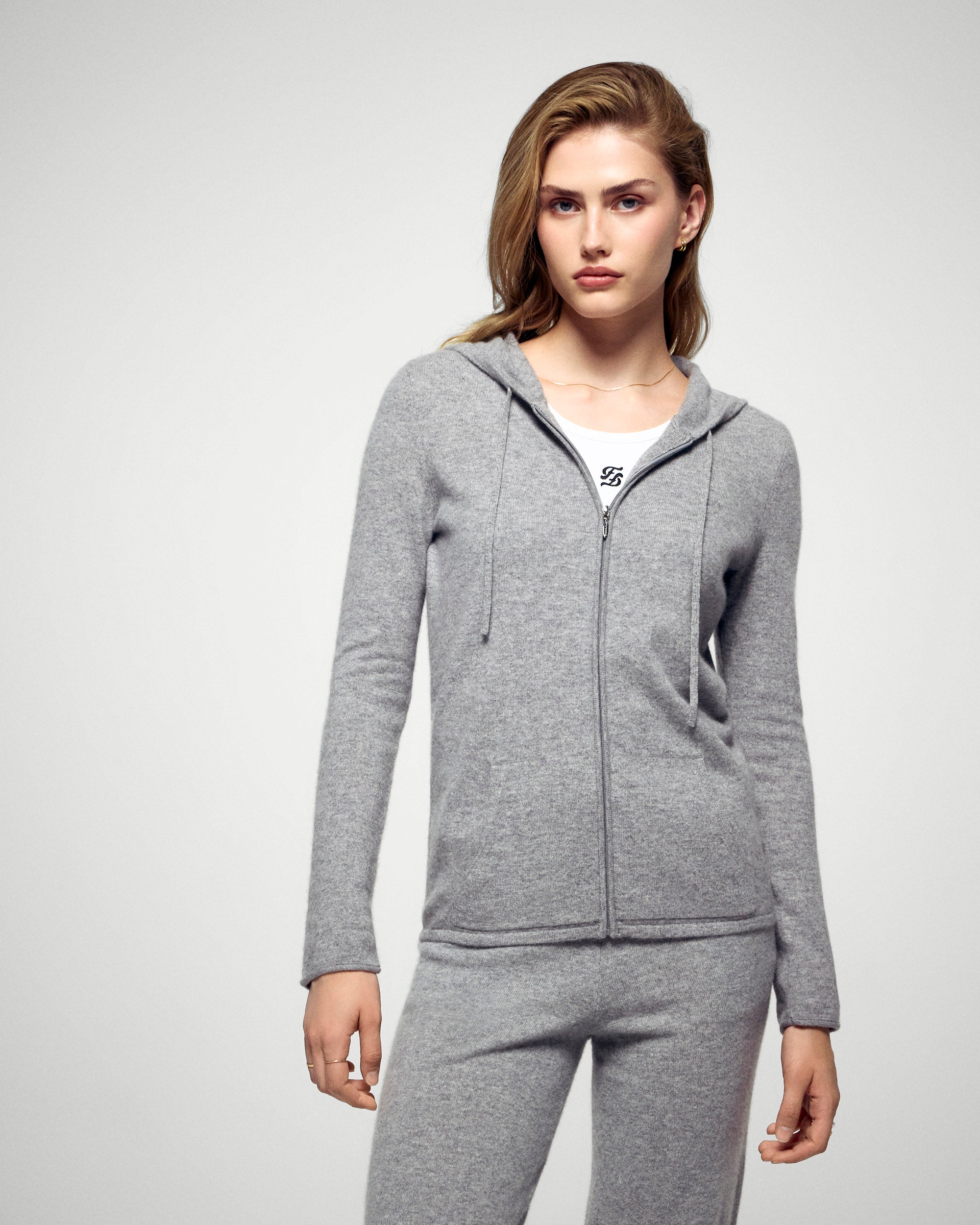 Hoodie (H25 / FEMME / Dark Heather Gray)