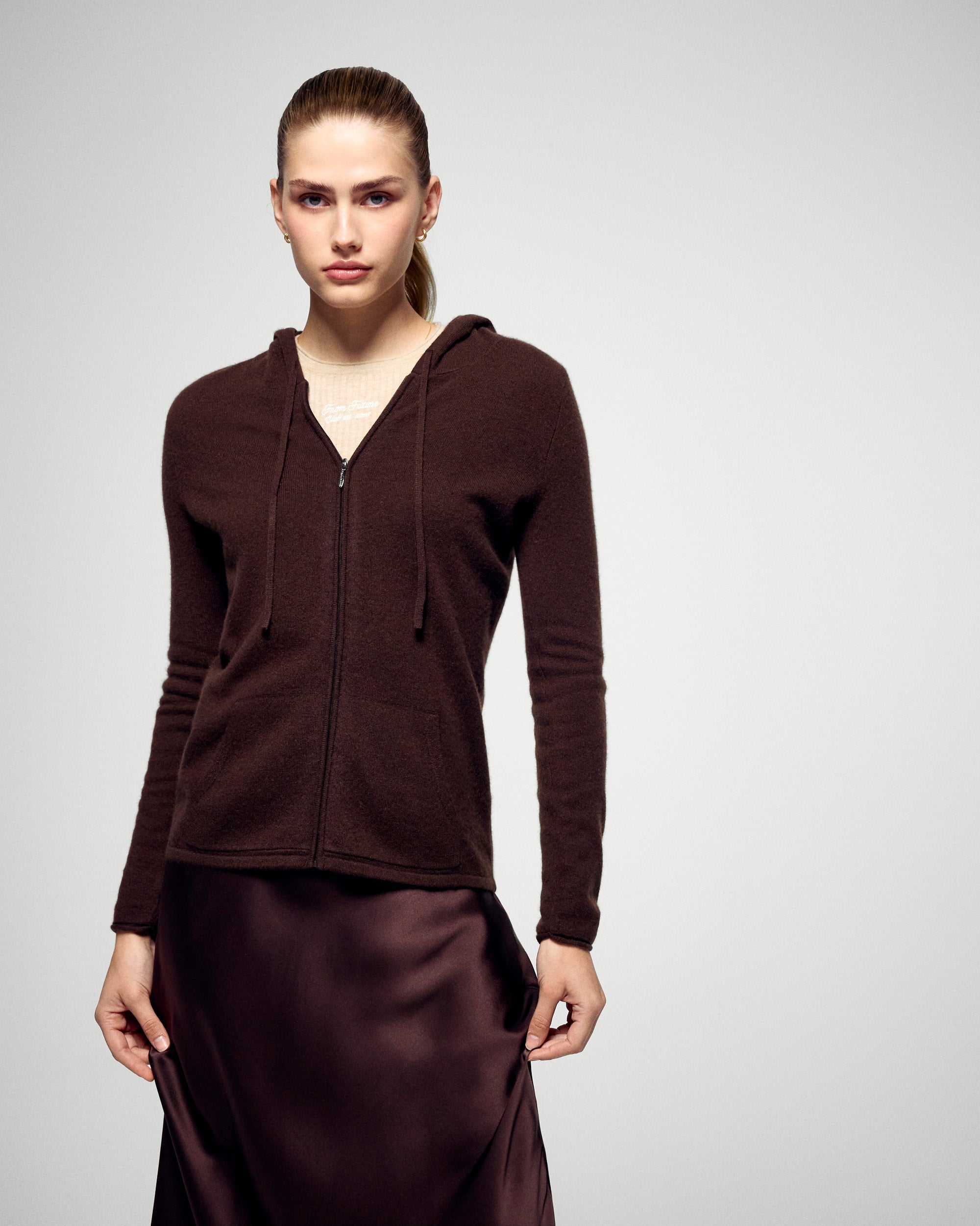 Hoodie (H25 / FEMME / Chocolate)