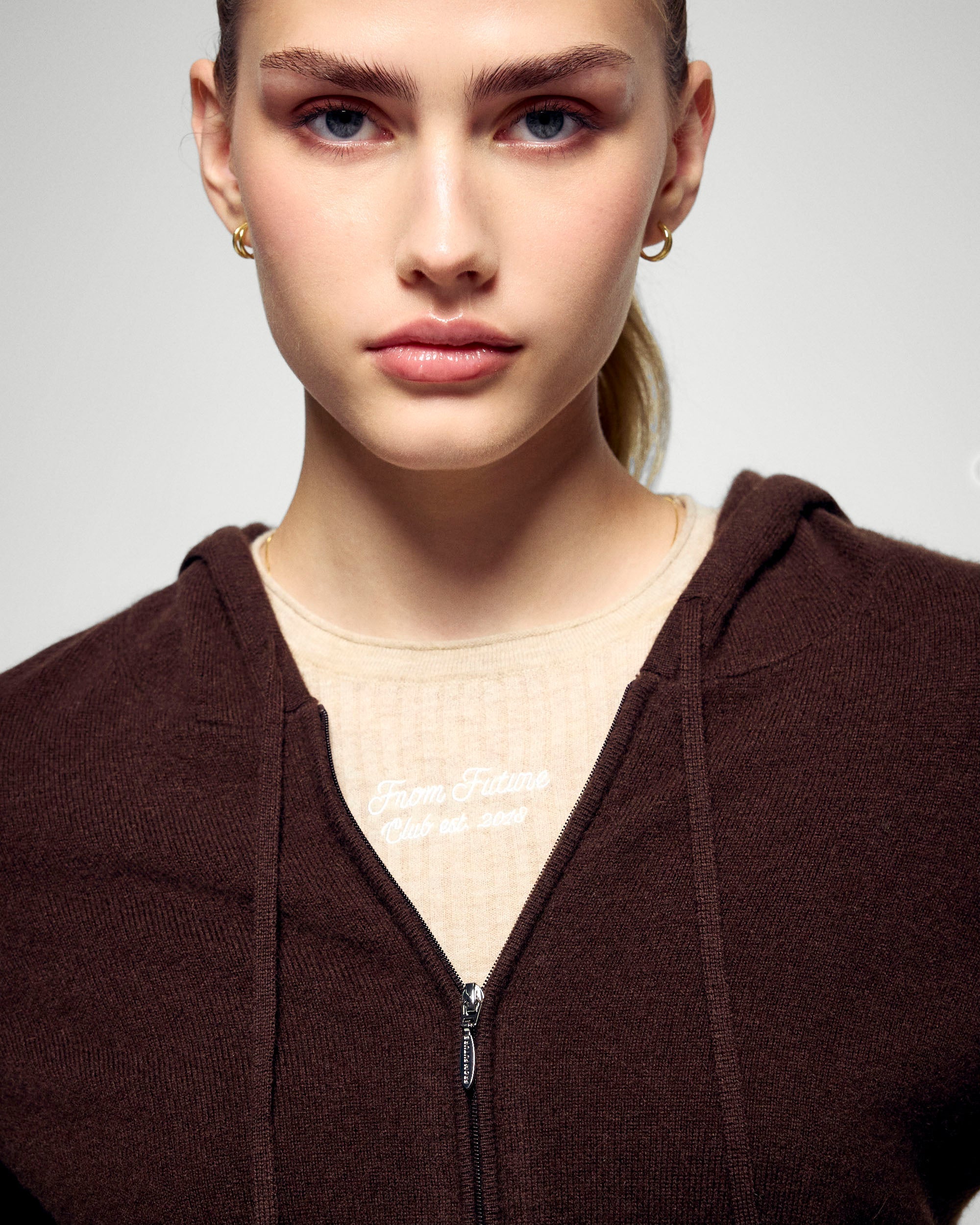Hoodie (H25 / FEMME / Chocolate)