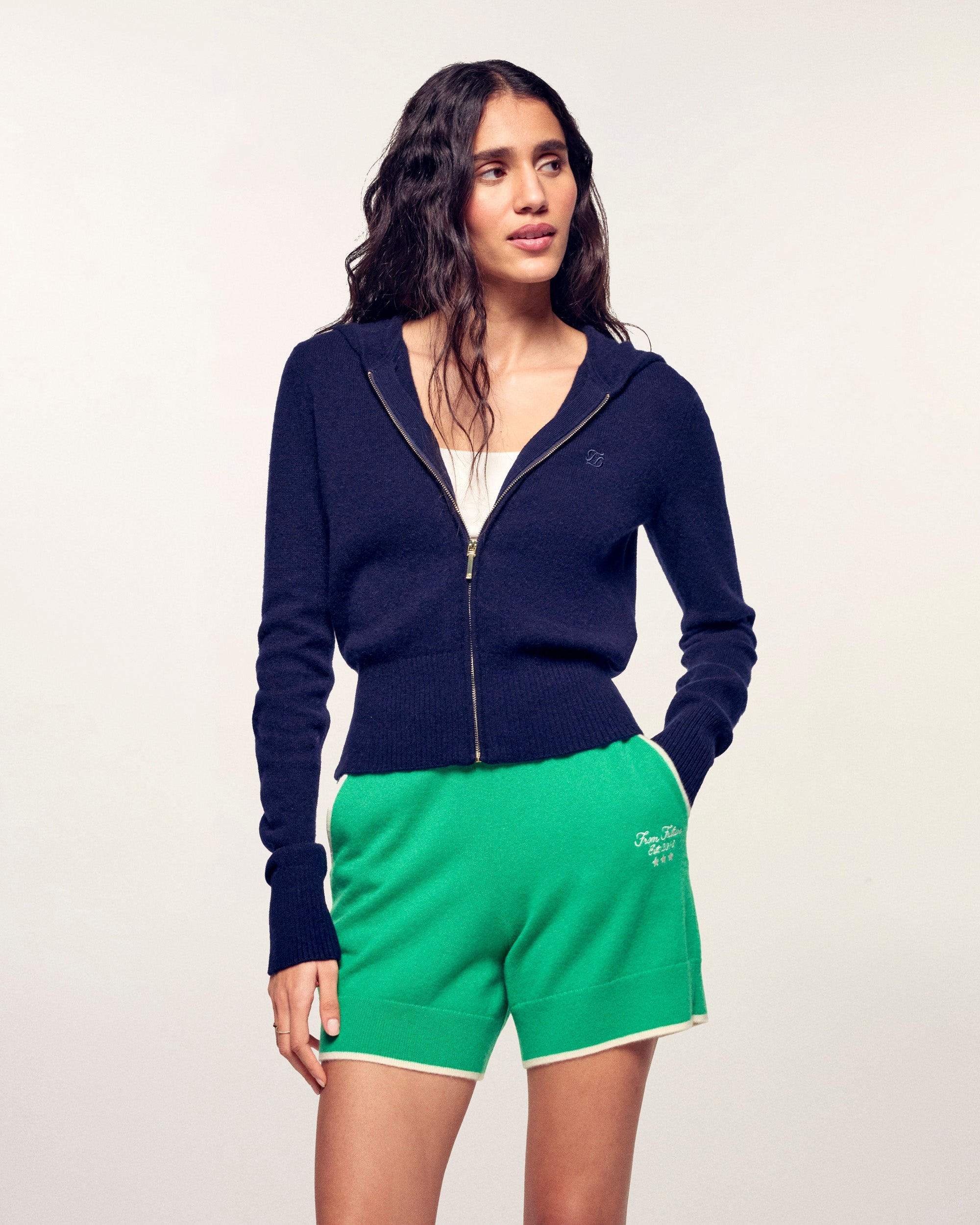 Hoodie Sweater (S26 / FEMME / Navy)