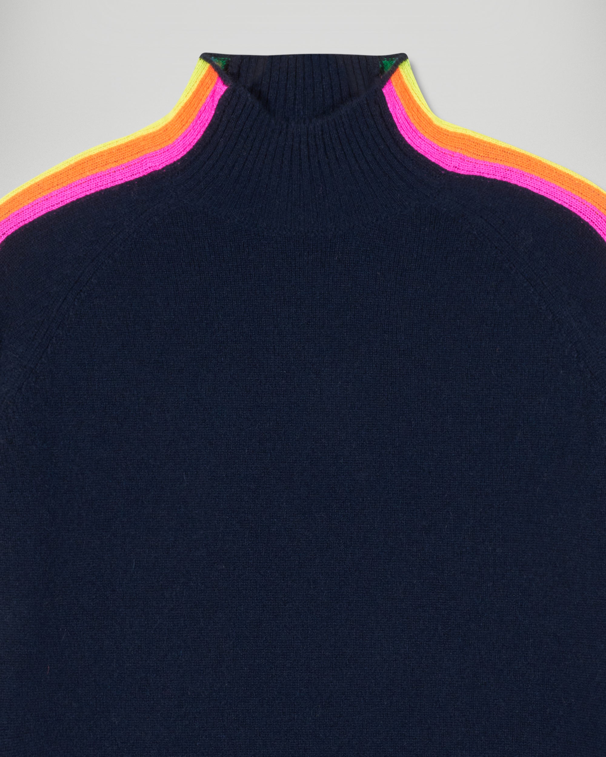 Mock Neck Sweater (H25 / FEMME / Navy)