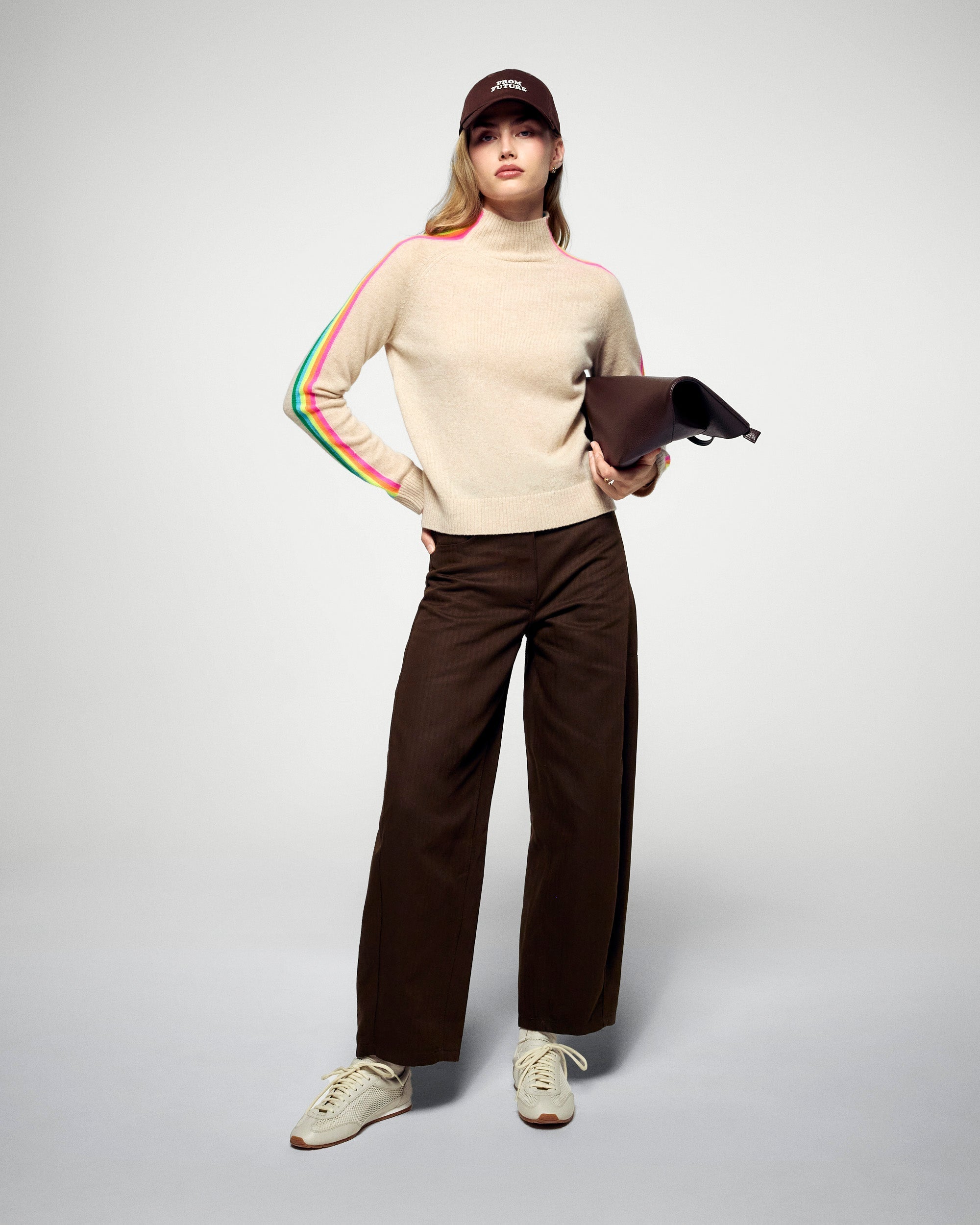 Mock Neck Sweater (H25 / FEMME / Heather Gray)