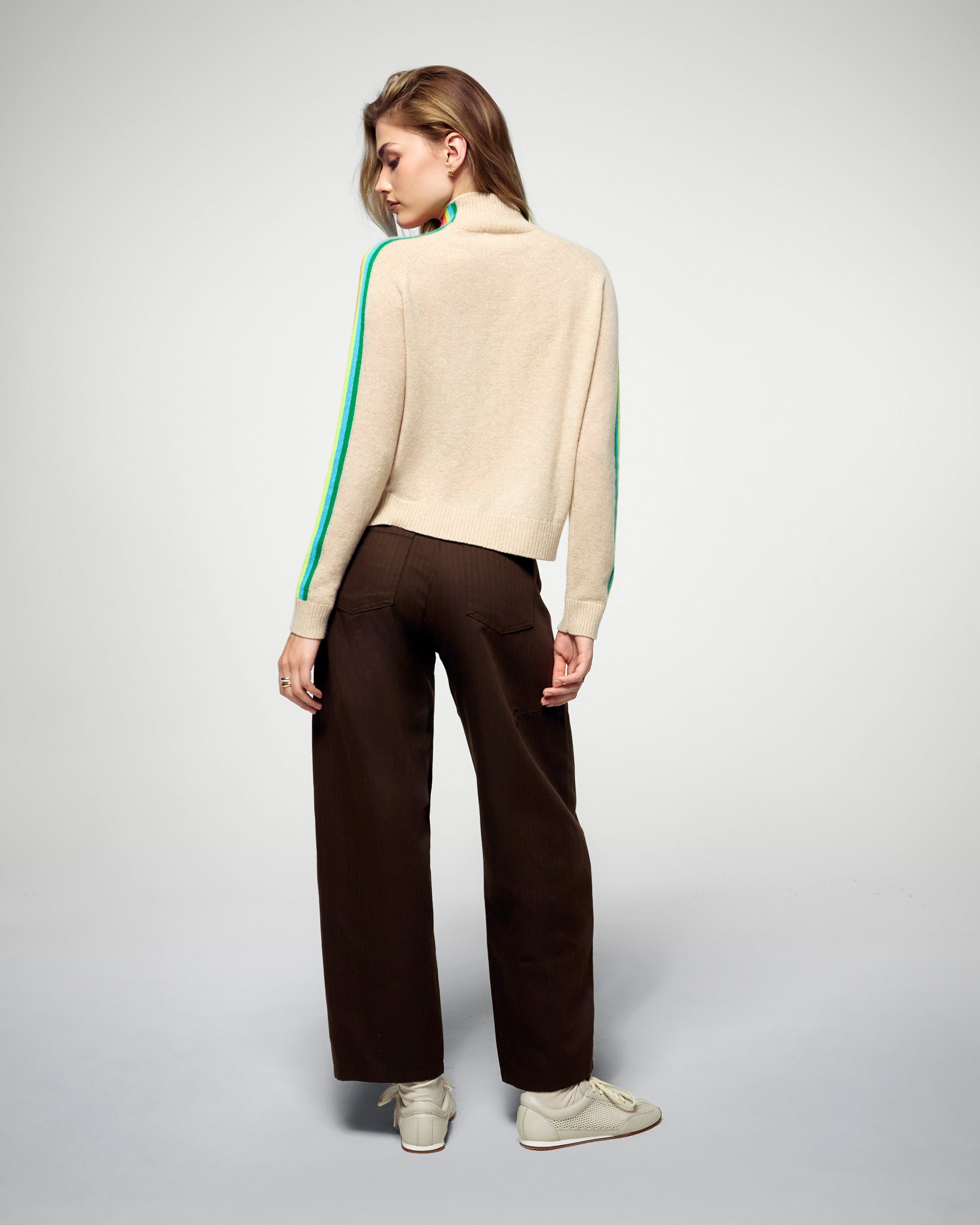 Mock Neck Sweater (H25 / FEMME / Heather Gray)