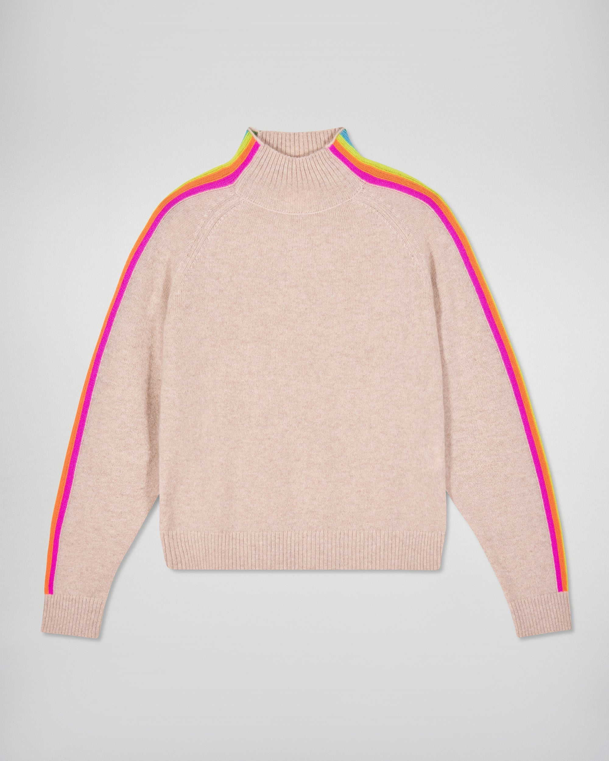 Mock Neck Sweater (H25 / FEMME / Heather Gray)