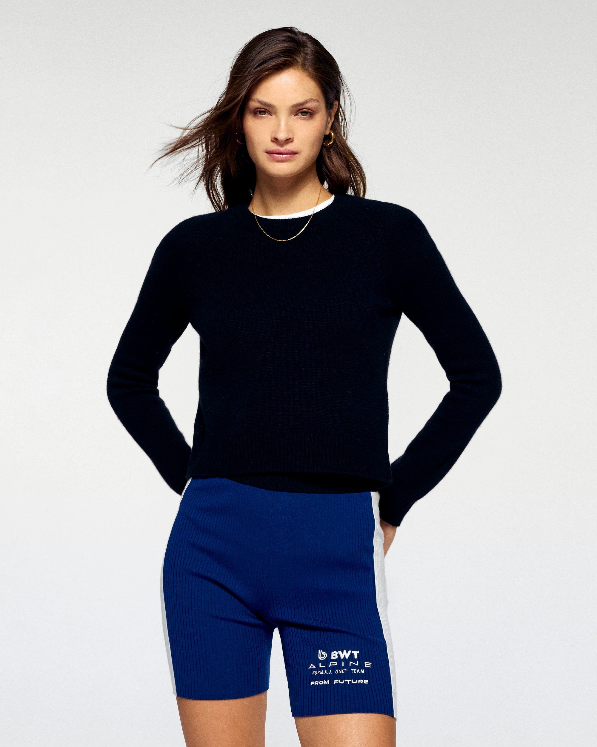 Crewneck Sweater (H25 / FEMME / Black)