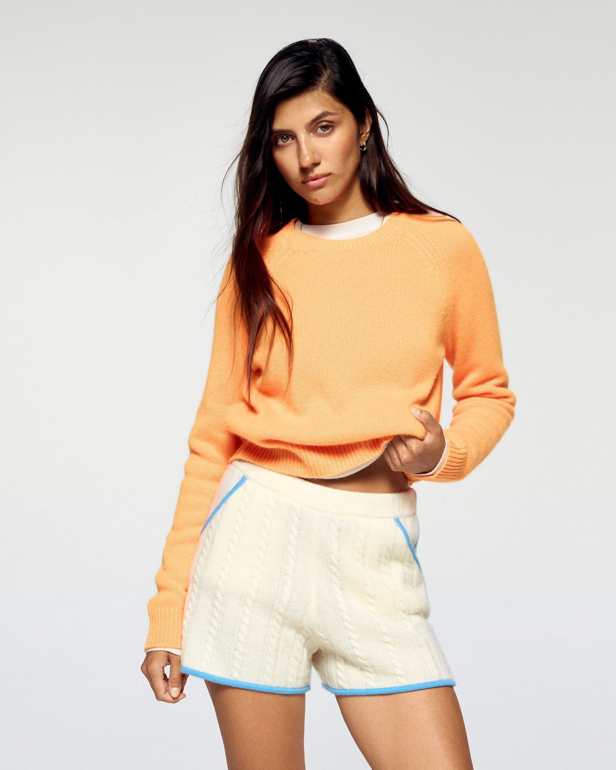 Crewneck Sweater (H25 / FEMME / Peachy Orange)