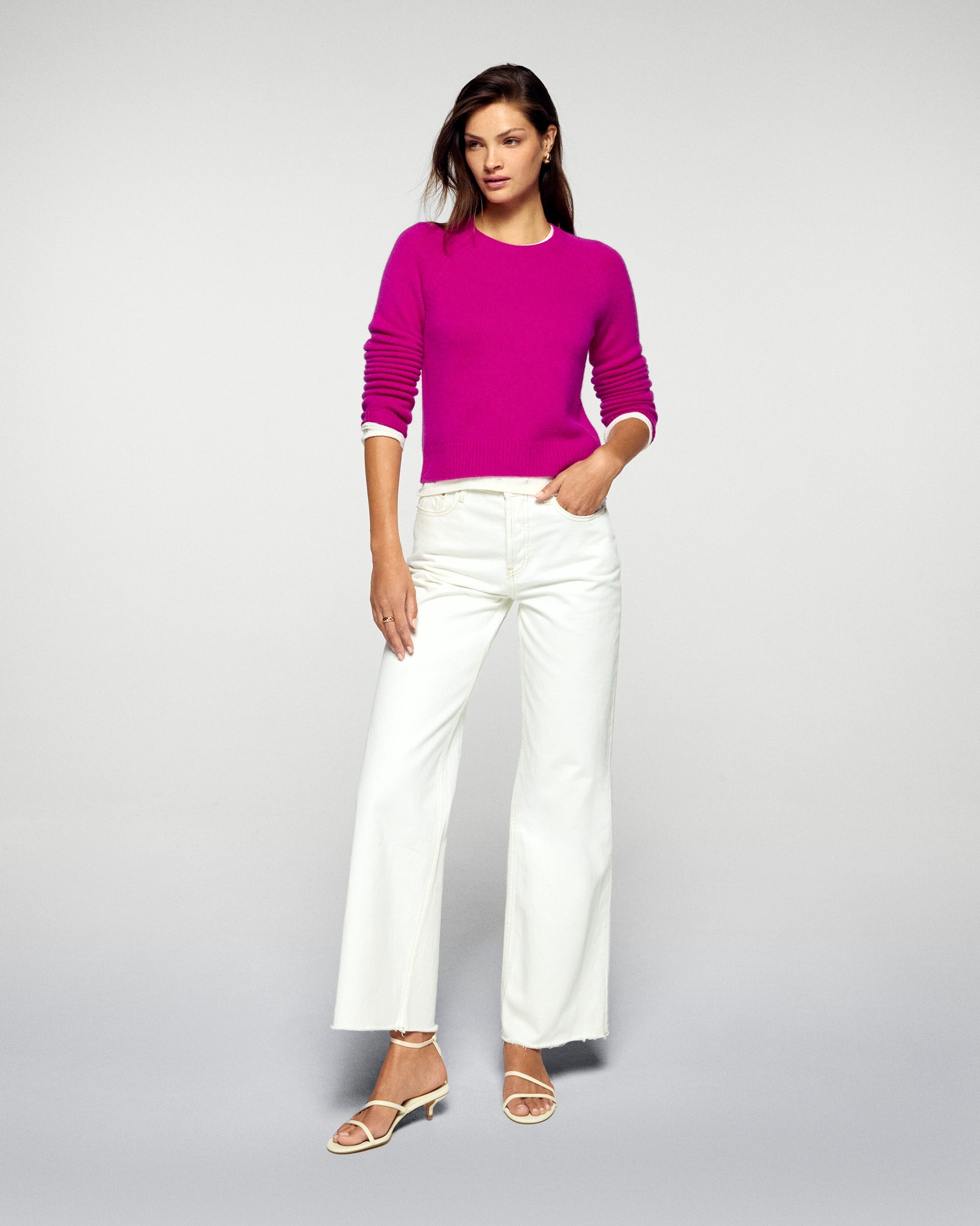 Crewneck Sweater (H25 / FEMME / Velvet Pink)