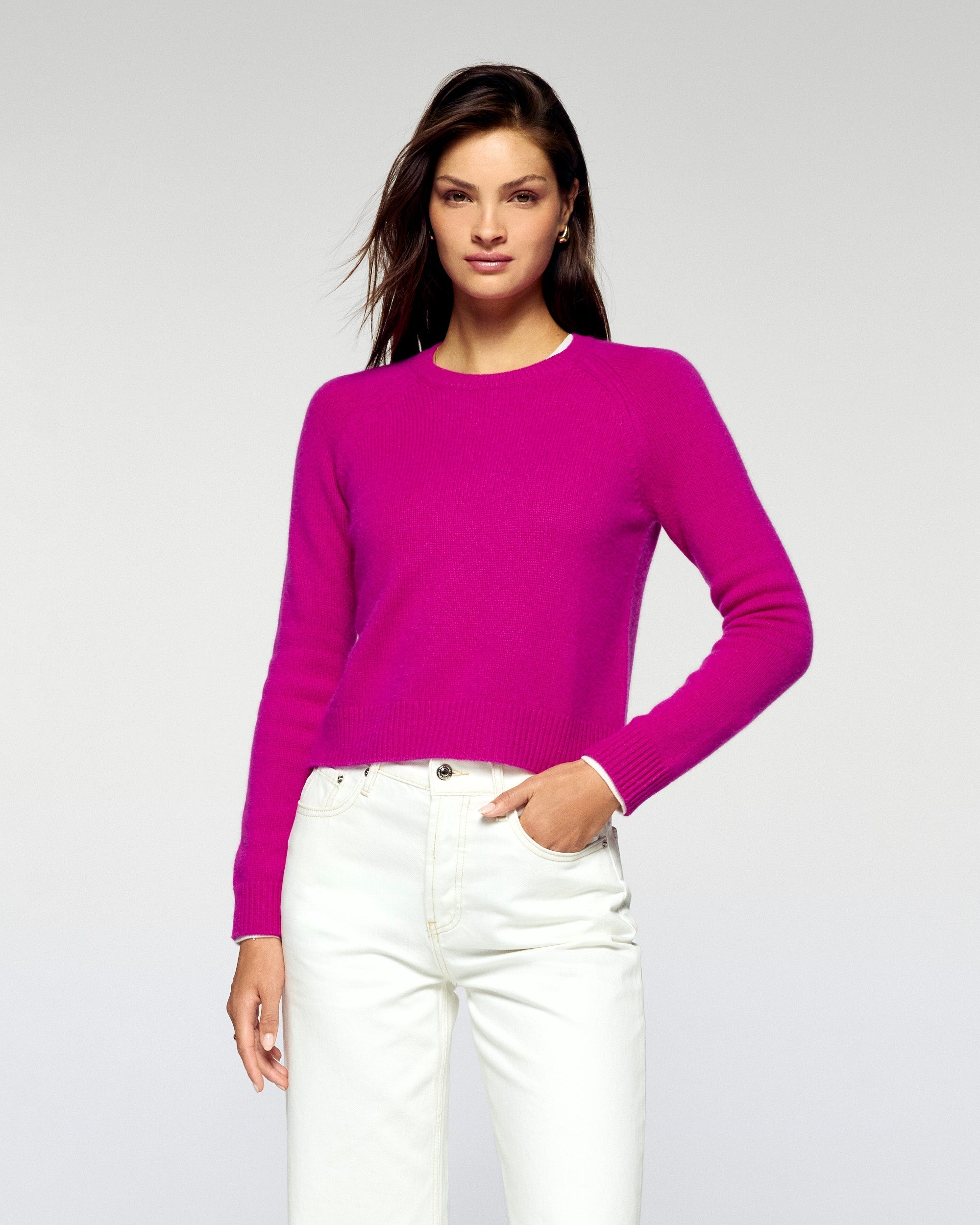 Crewneck Sweater (H25 / FEMME / Velvet Pink)