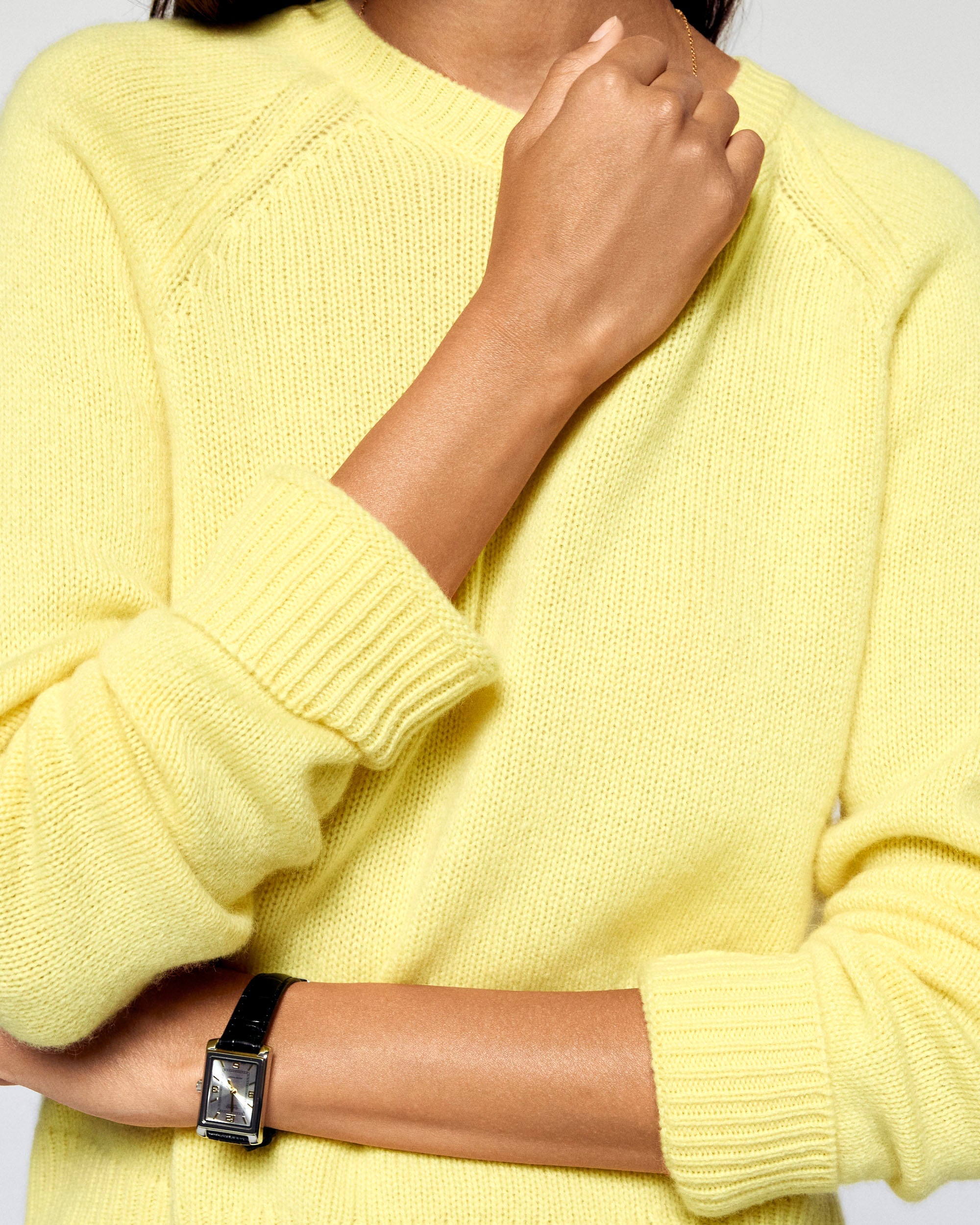 Crewneck Sweater (H25 / FEMME / Creamy Yellow)