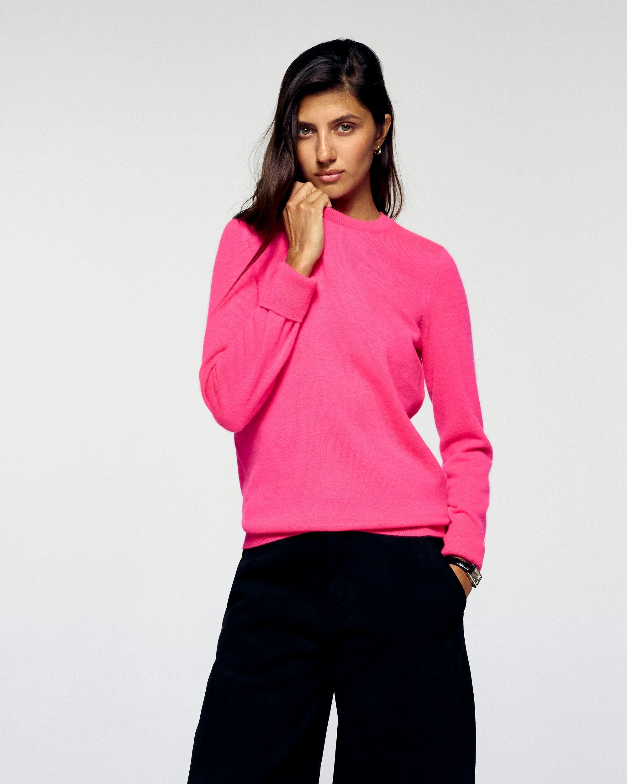 Crewneck Sweaters (H25 / FEMME / Solar Pink)