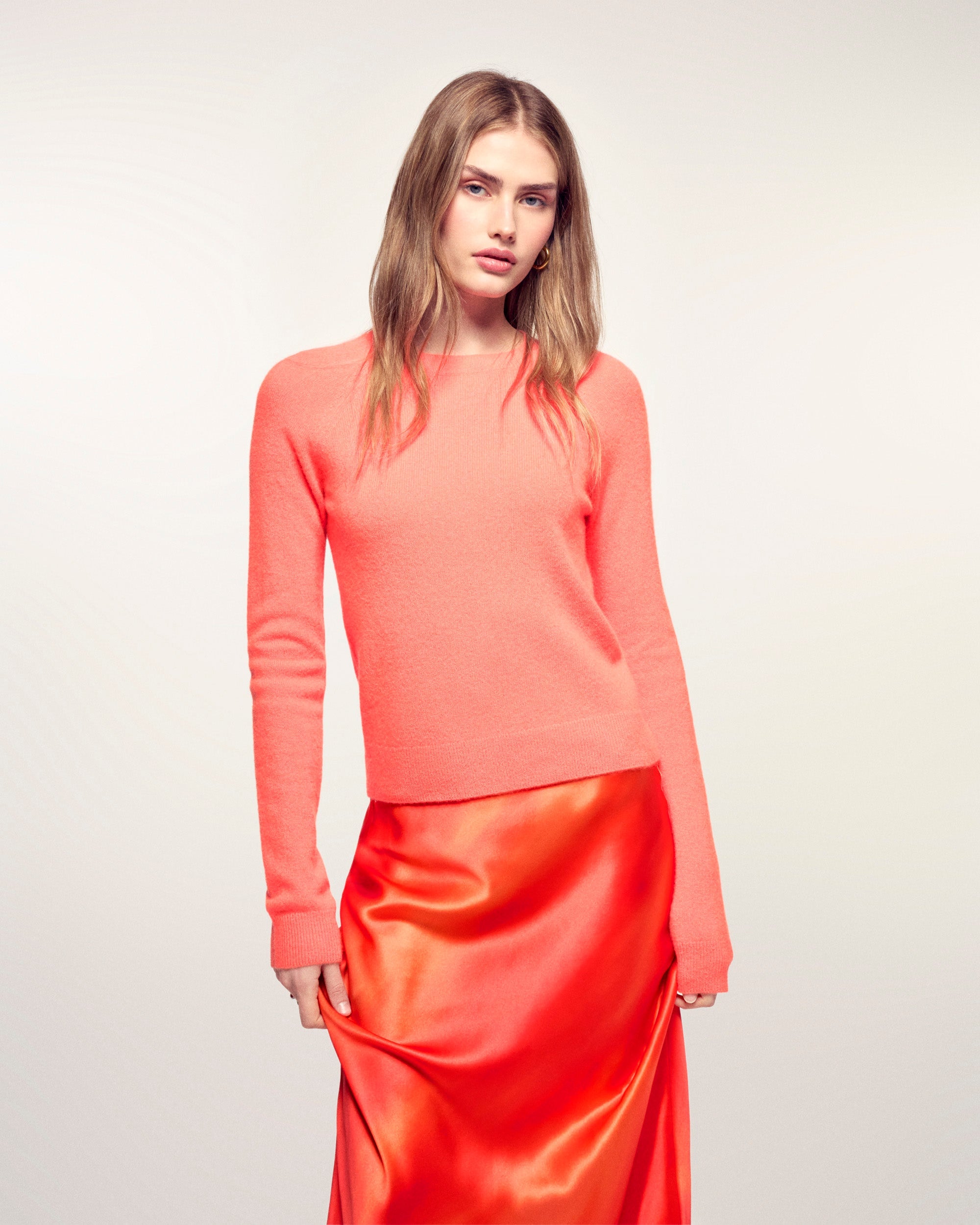 Crewneck Sweater (S26 / FEMME / Fire Orange)