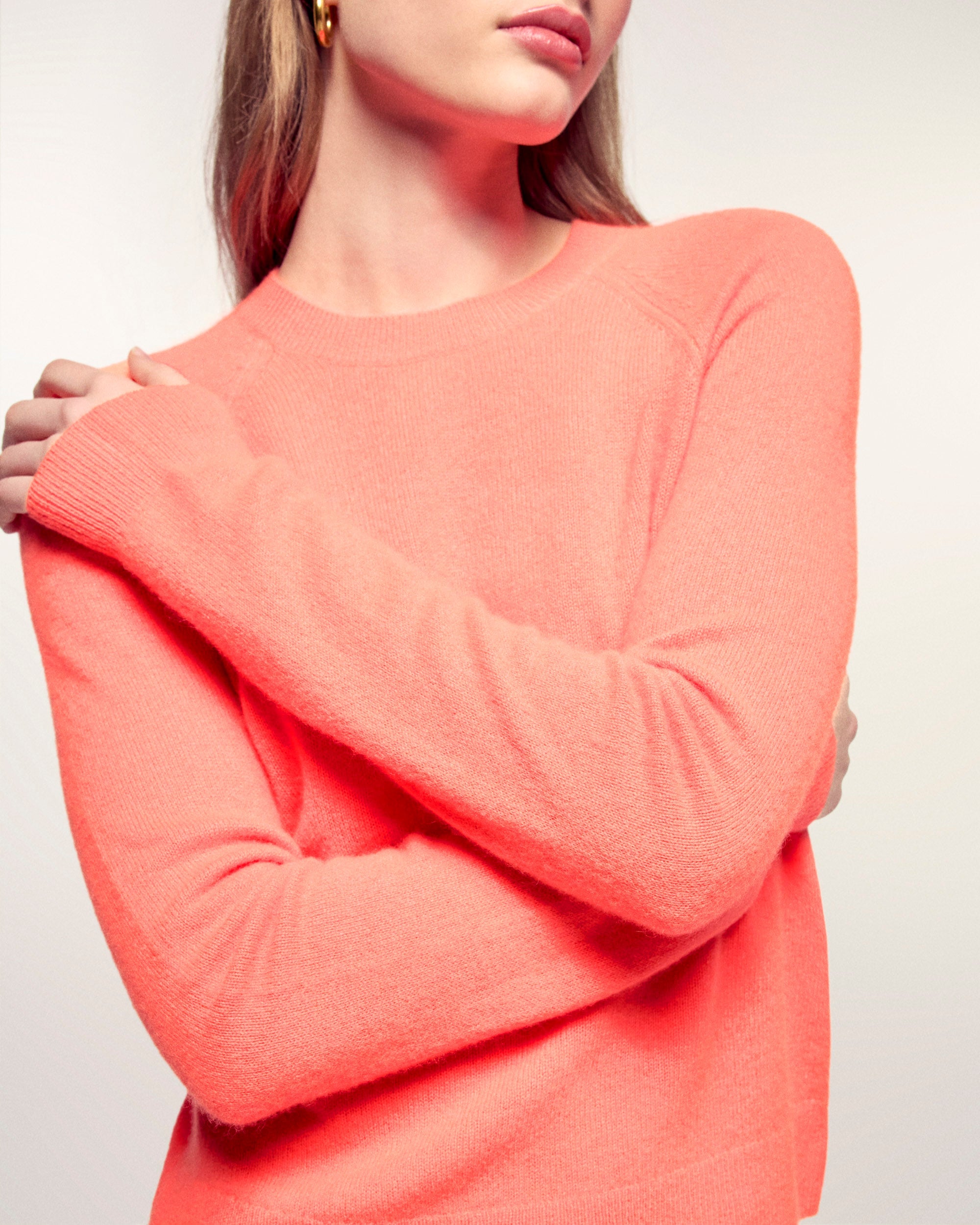 Crewneck Sweater (S26 / FEMME / Fire Orange)