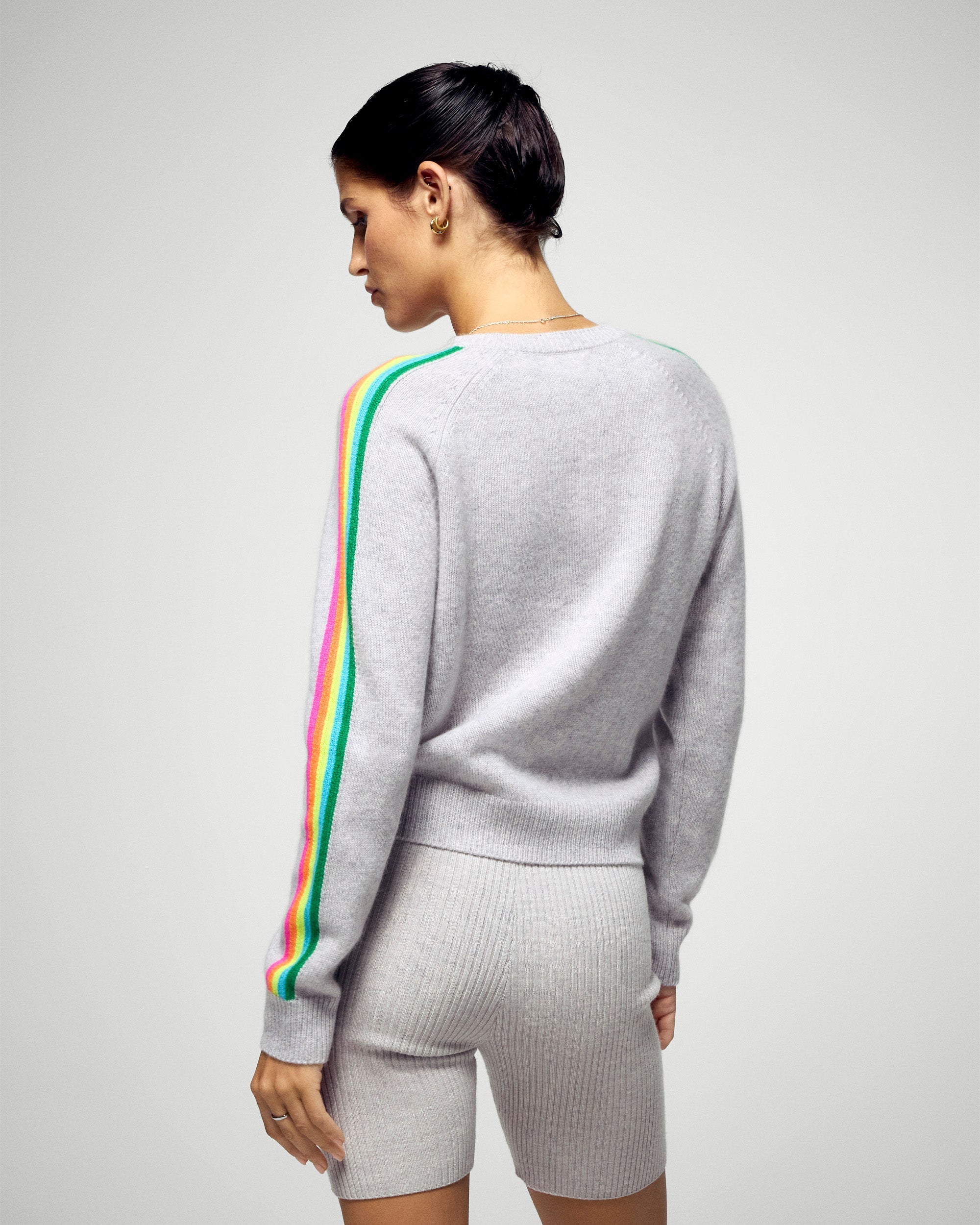 Crewneck Sweaters (H25 / FEMME / Light Heather Gray)