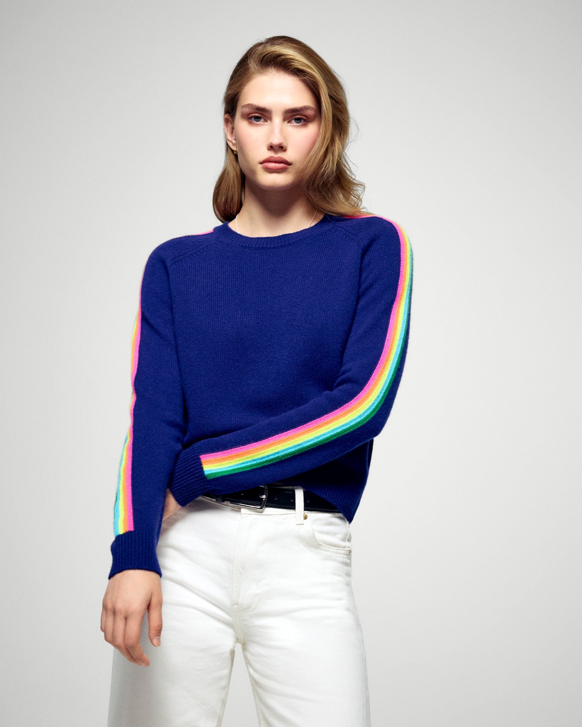 Crewneck Sweaters (H25 / FEMME / Crown Blue)