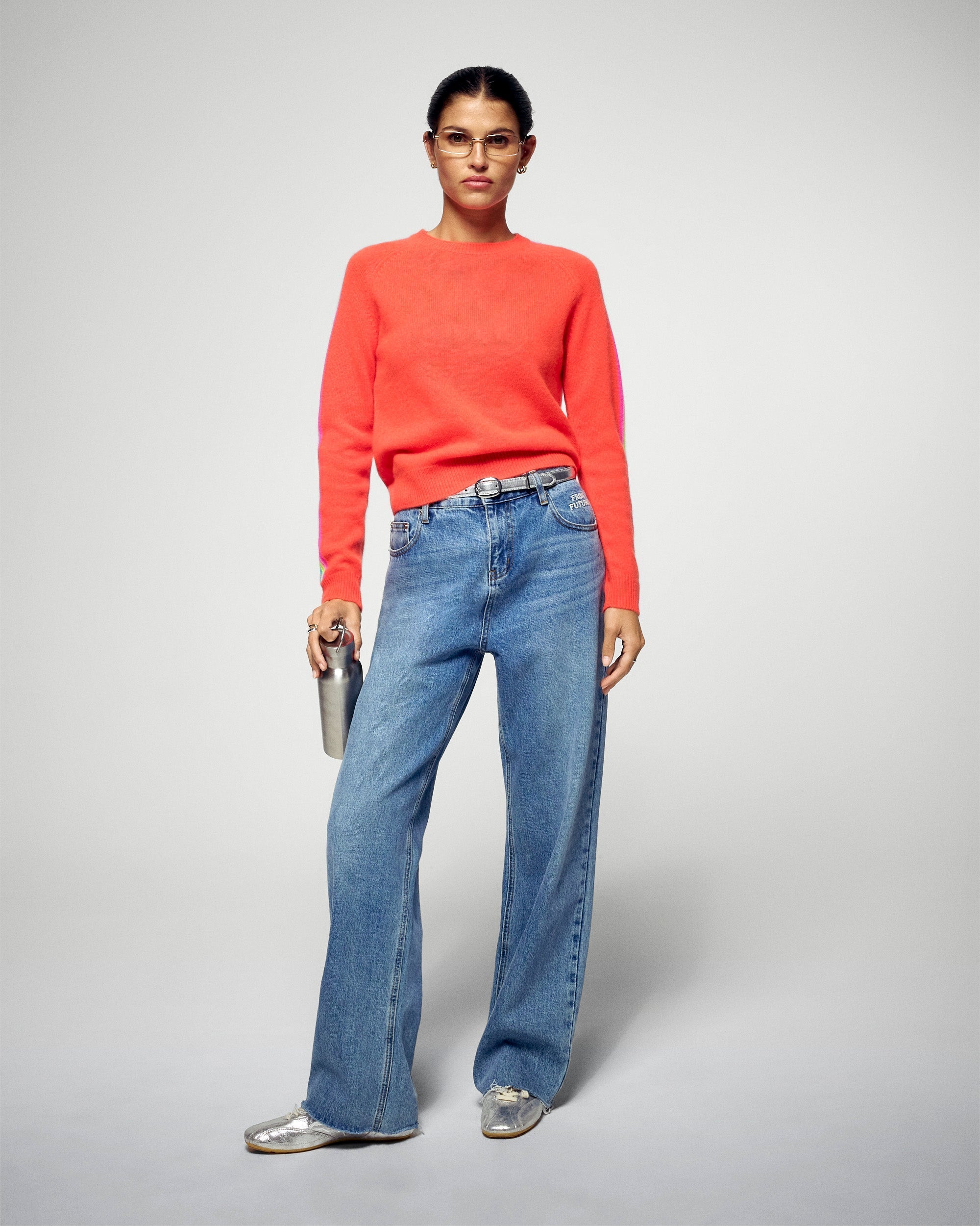 Crewneck Sweaters (H25 / FEMME / Cosmic Orange)