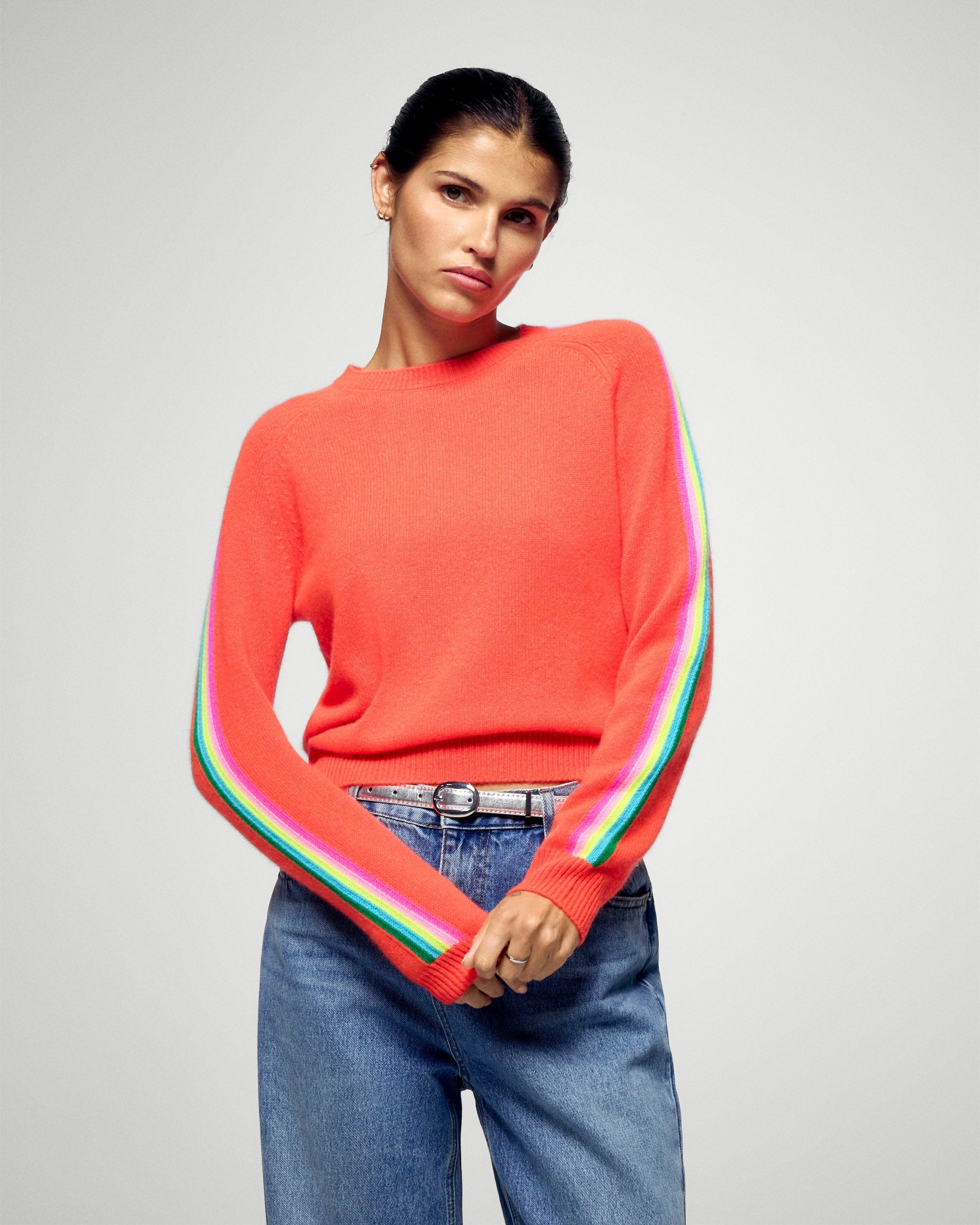 Crewneck Sweaters (H25 / FEMME / Cosmic Orange)