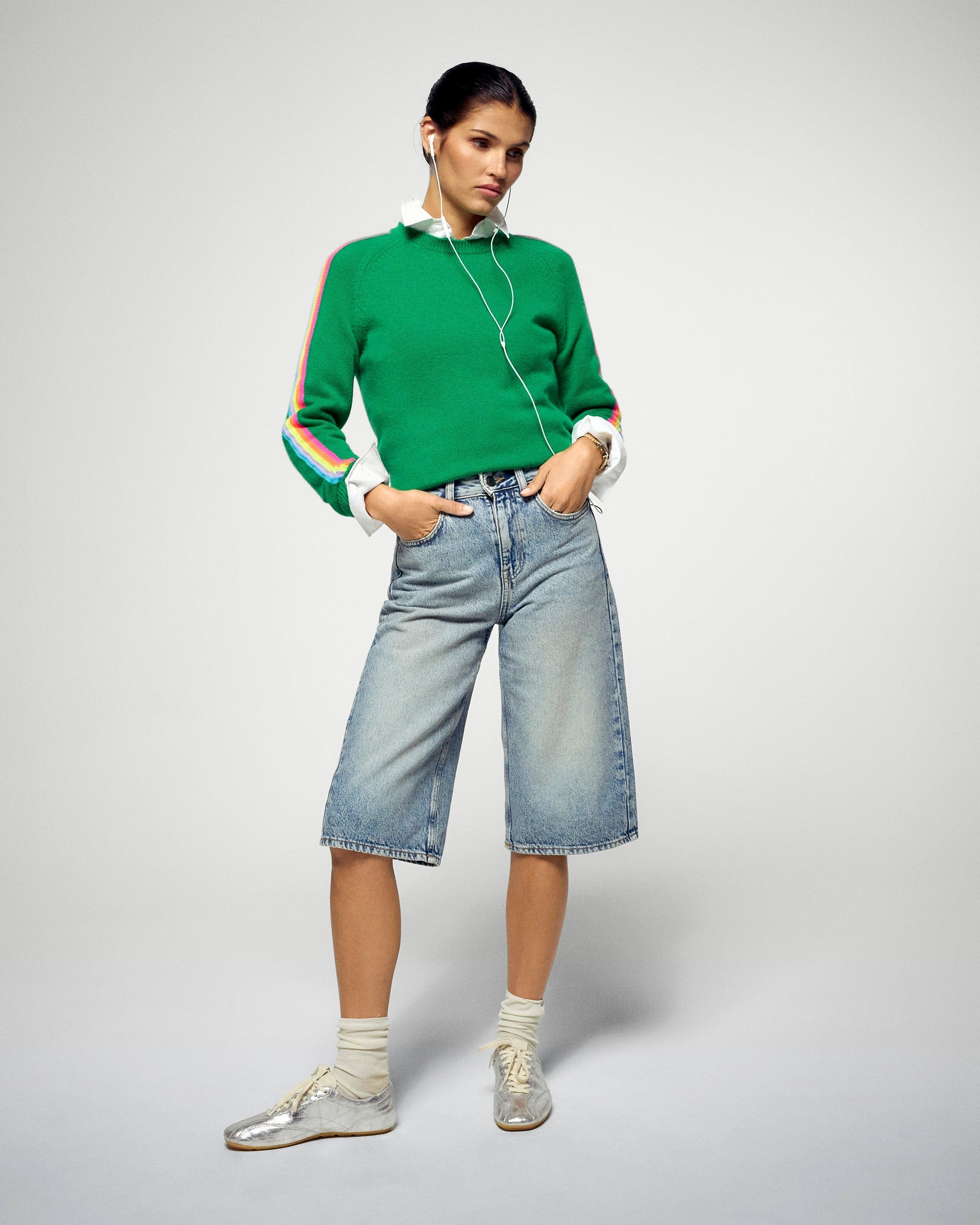 Crewneck Sweaters (H25 / FEMME / Wild Green)