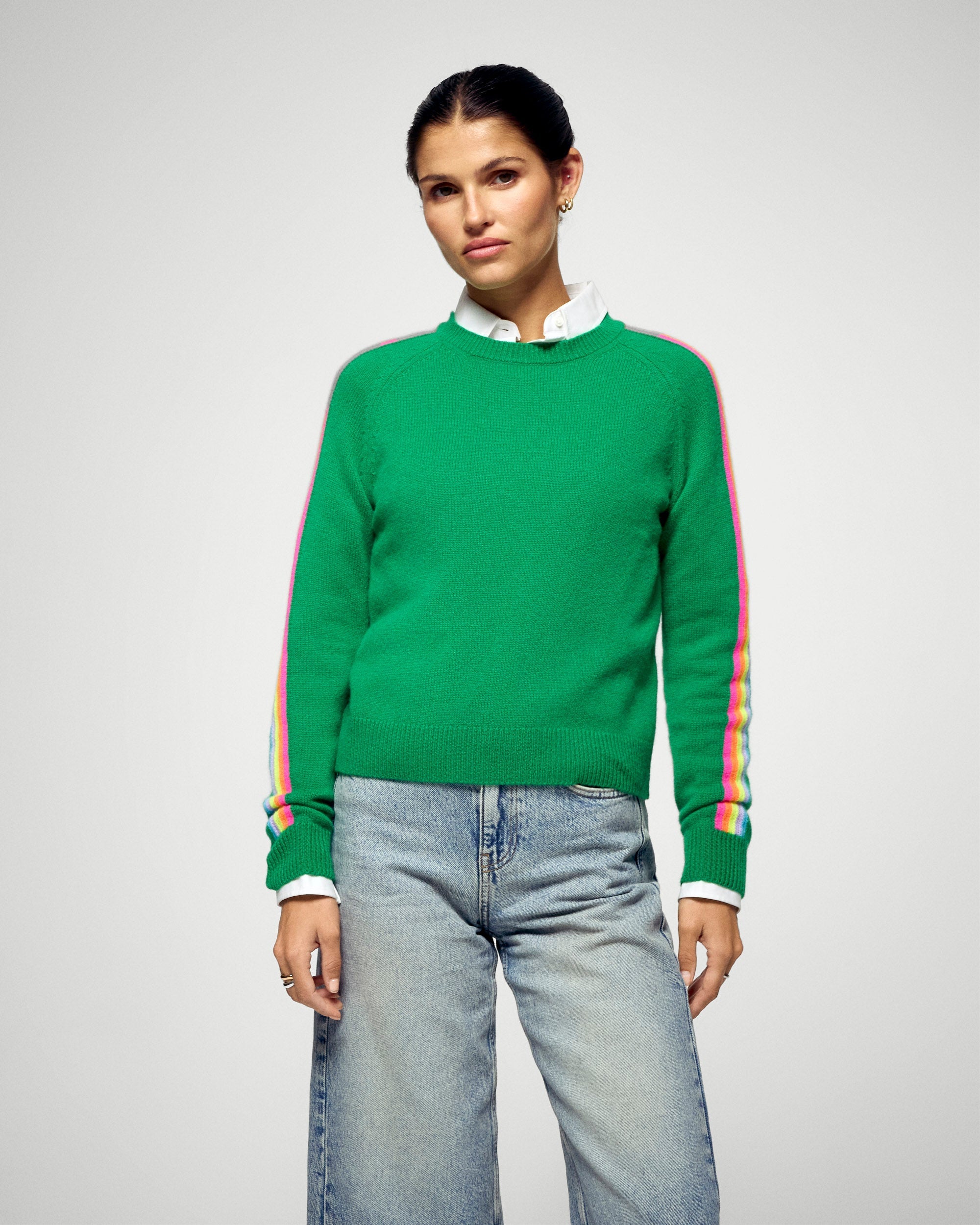 Crewneck Sweaters (H25 / FEMME / Wild Green)