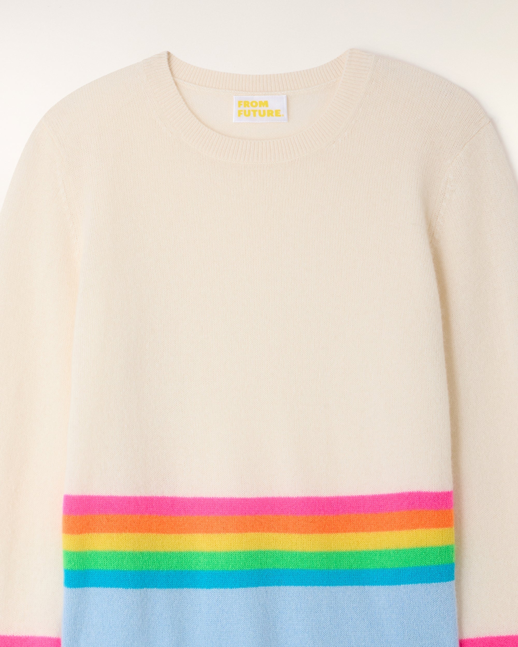 Crewneck Striped Sweater (S26/ FEMME / Baby Blue)