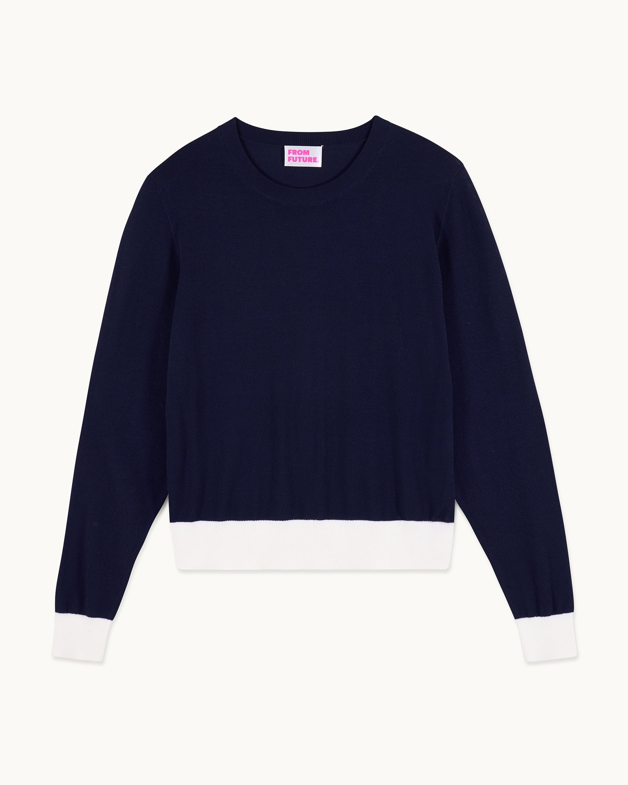 Crewneck Sweater (S25 / WOMEN / Navy)
