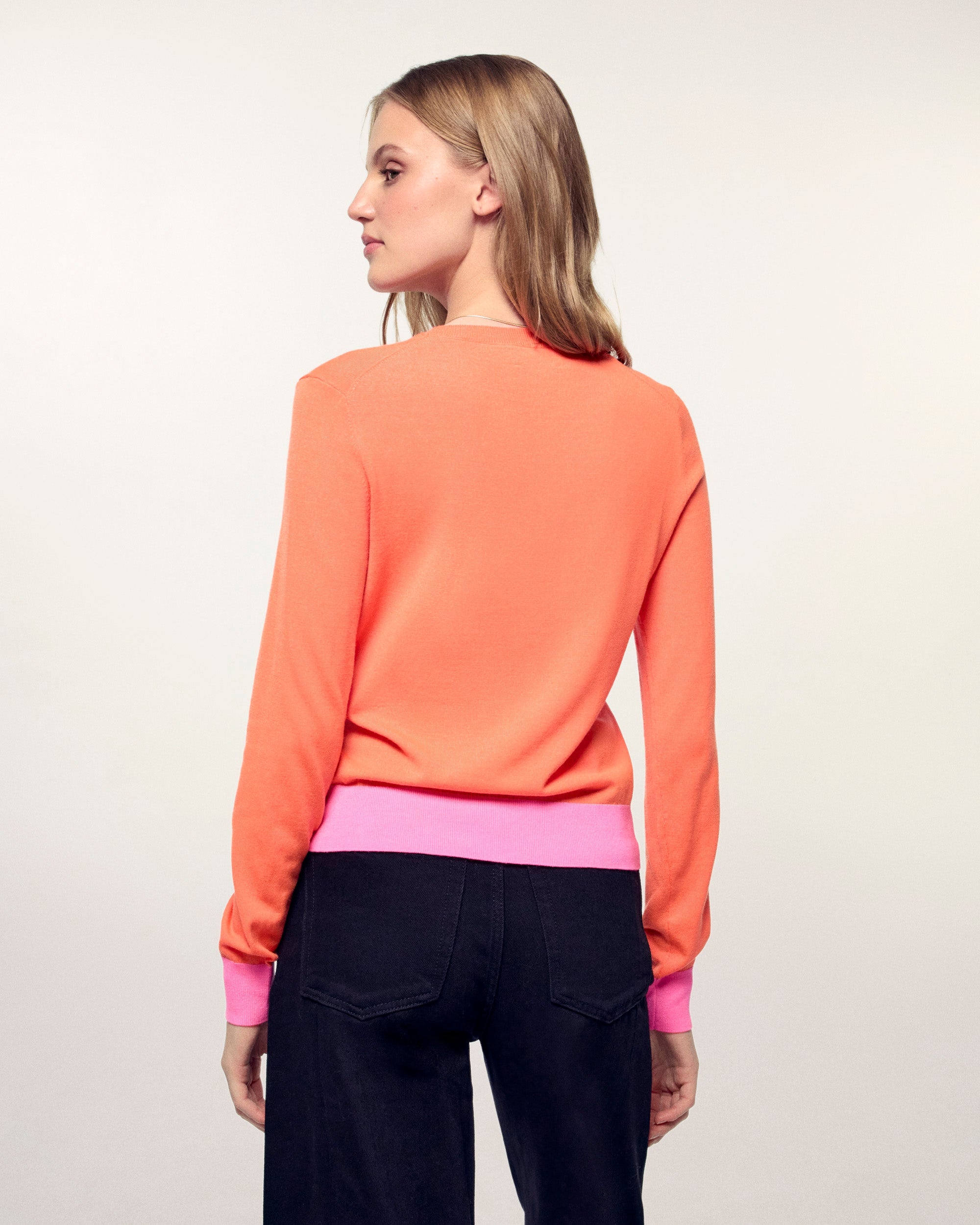 Crewneck Sweater (S26/ FEMME/ Fire Orange / RWS)