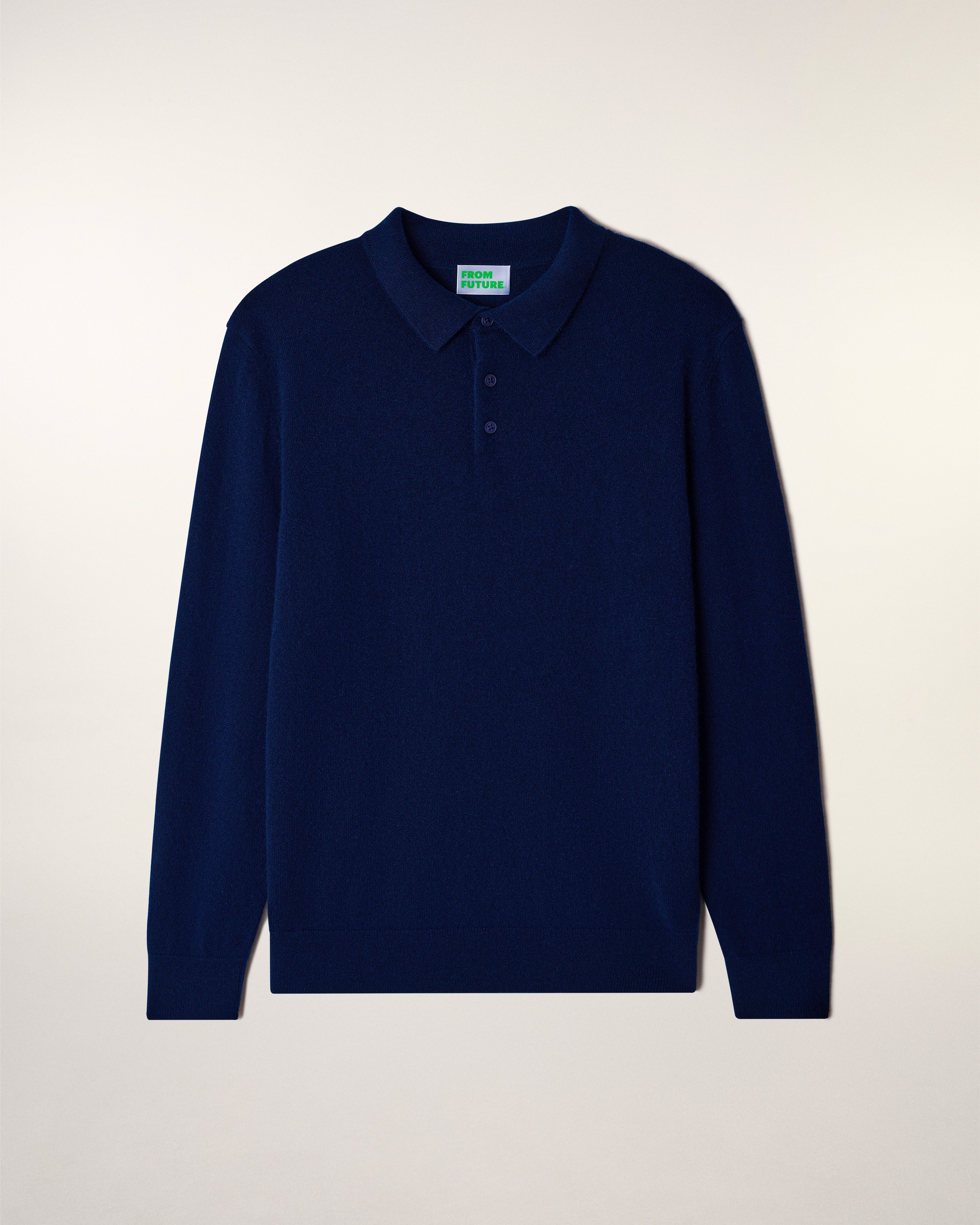 Polo Neck Sweater (S26 / MEN / Navy)