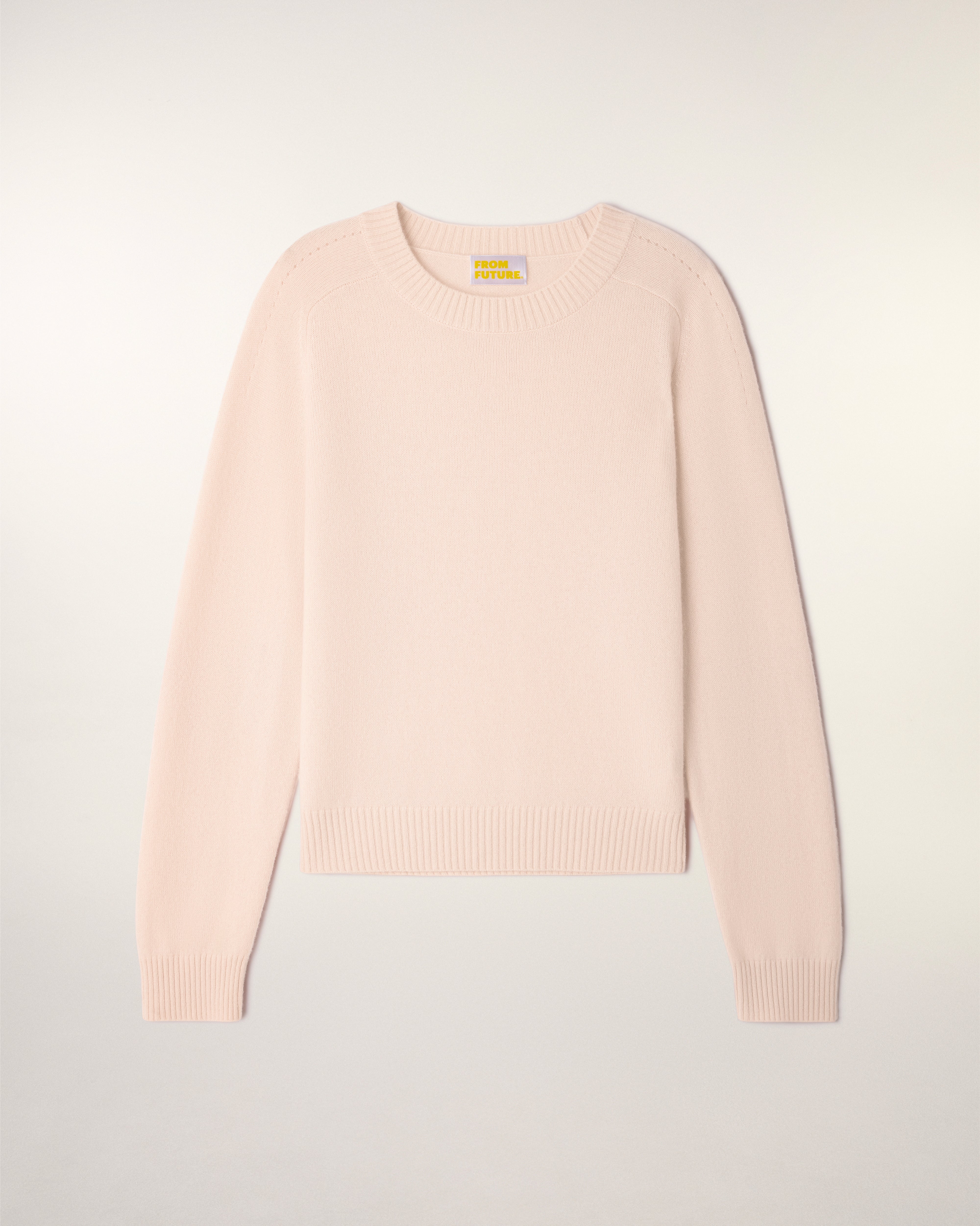 Heart Jacquard Crewneck Sweater (S26/ FEMME/ Sable)