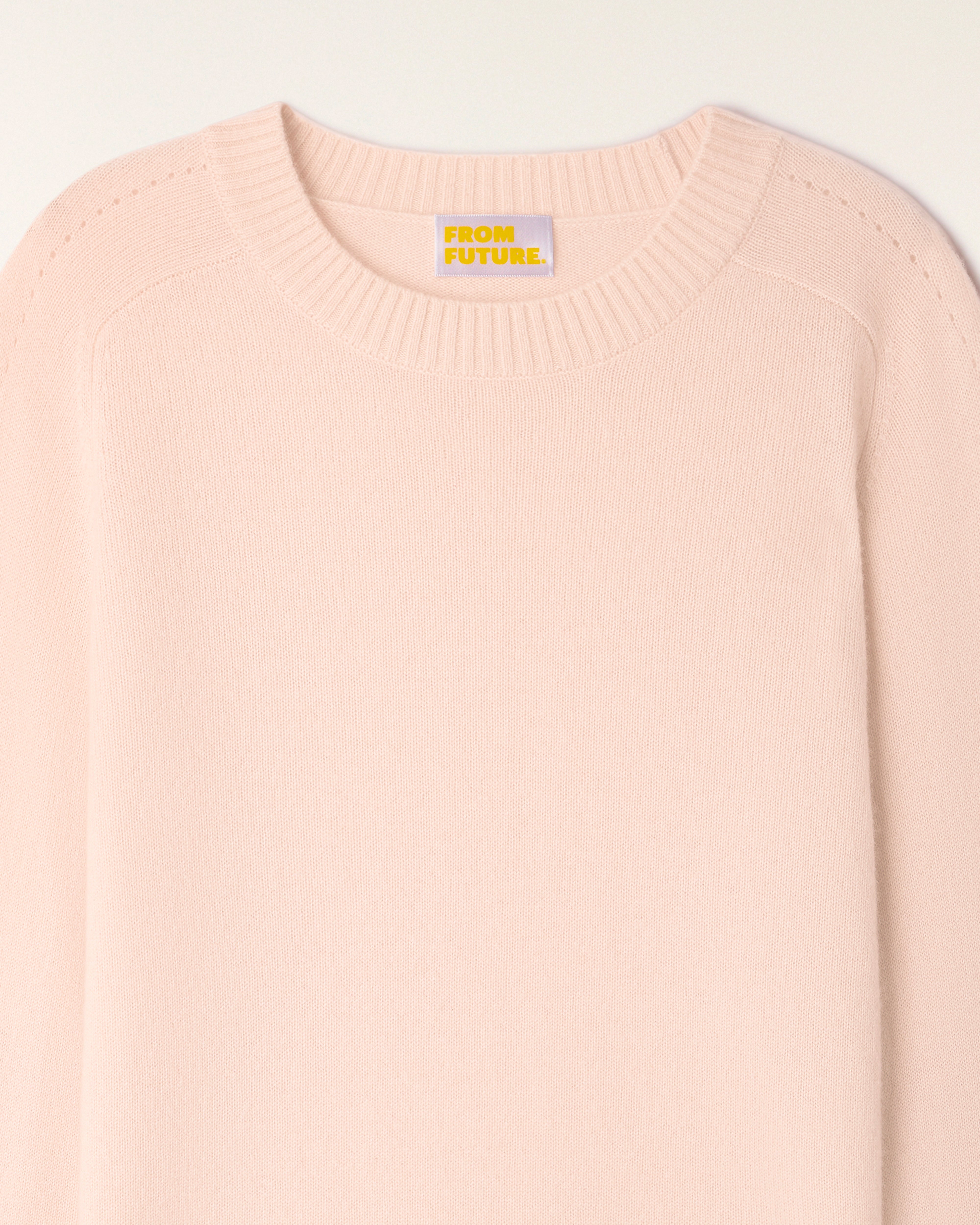 Heart Jacquard Crewneck Sweater (S26/ FEMME/ Sable)