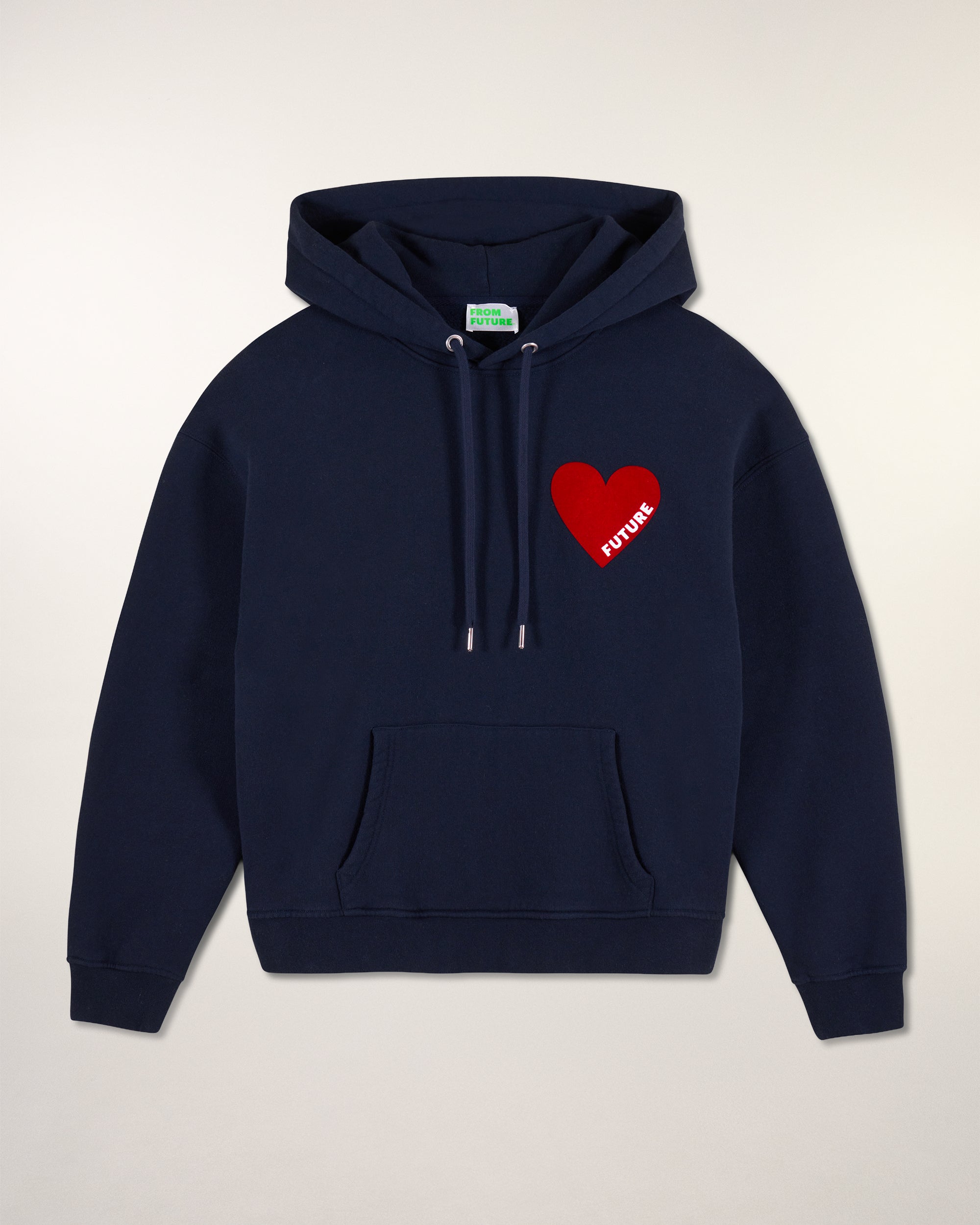 Heart Hoodie Sweatshirt (S25 / WOMEN / Navy)