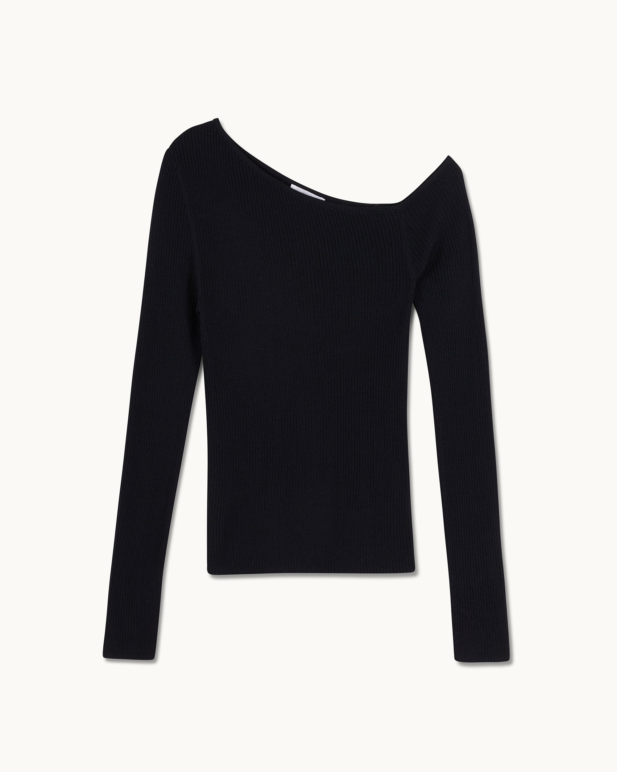 Asymmetrical Top (S25 / WOMEN / Black)