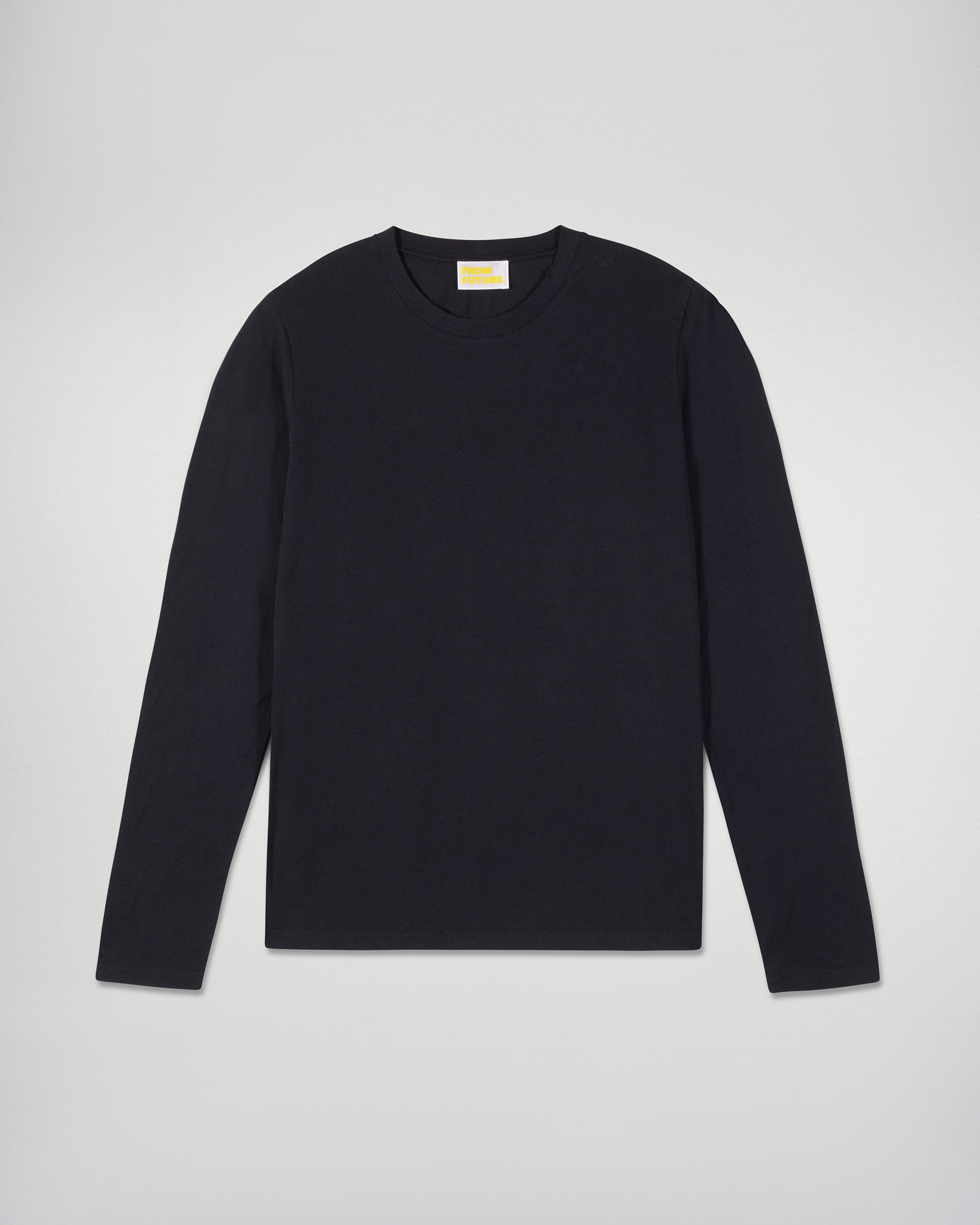 Long Sleeve Crew Neck T-shirt (H25 / FEMME / Black)